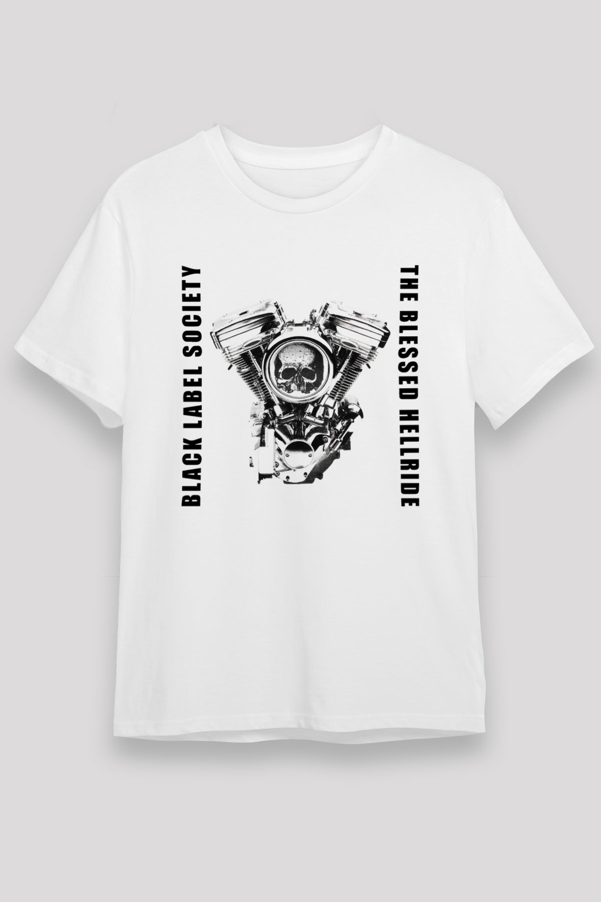 Black Label Society Beyaz Unisex Tişört T-Shirt - TişörtFabrikası