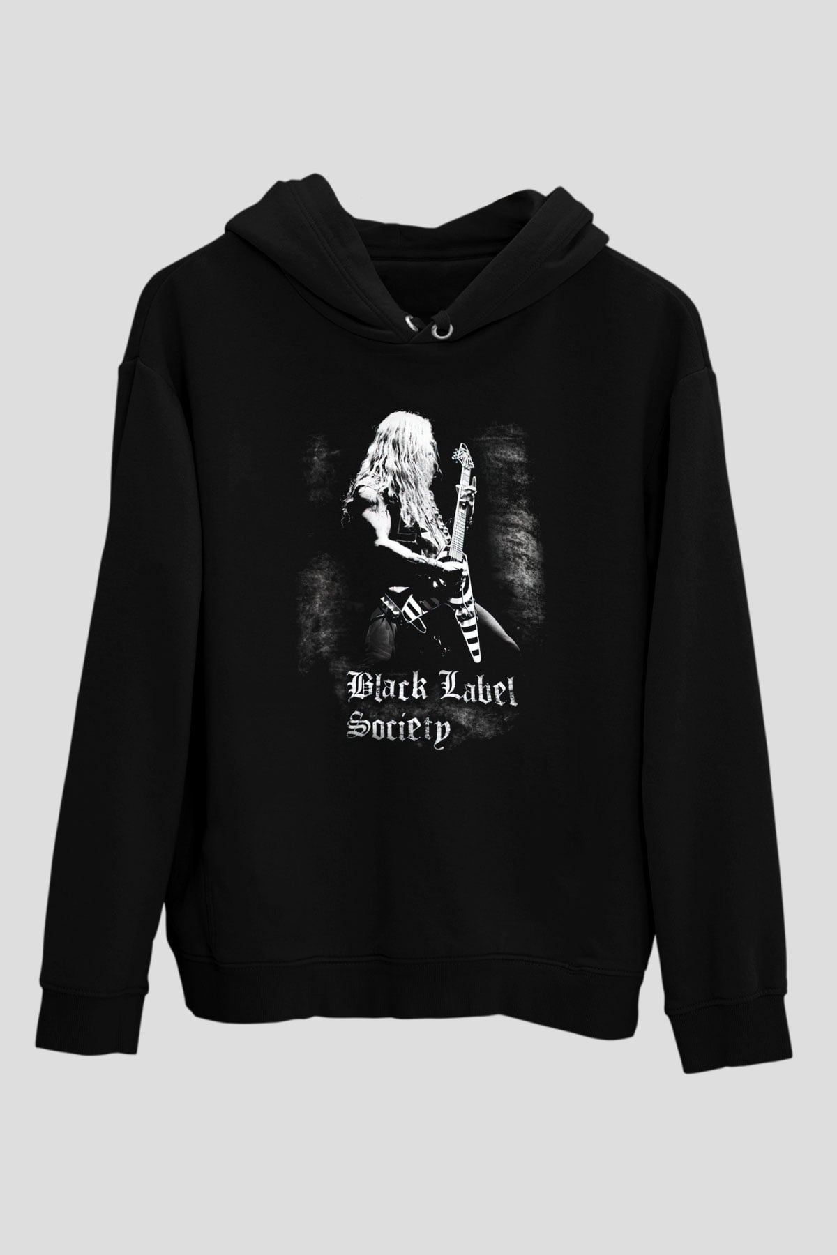 Black Label Society Siyah Unisex Kapüşonlu Sweatshirt