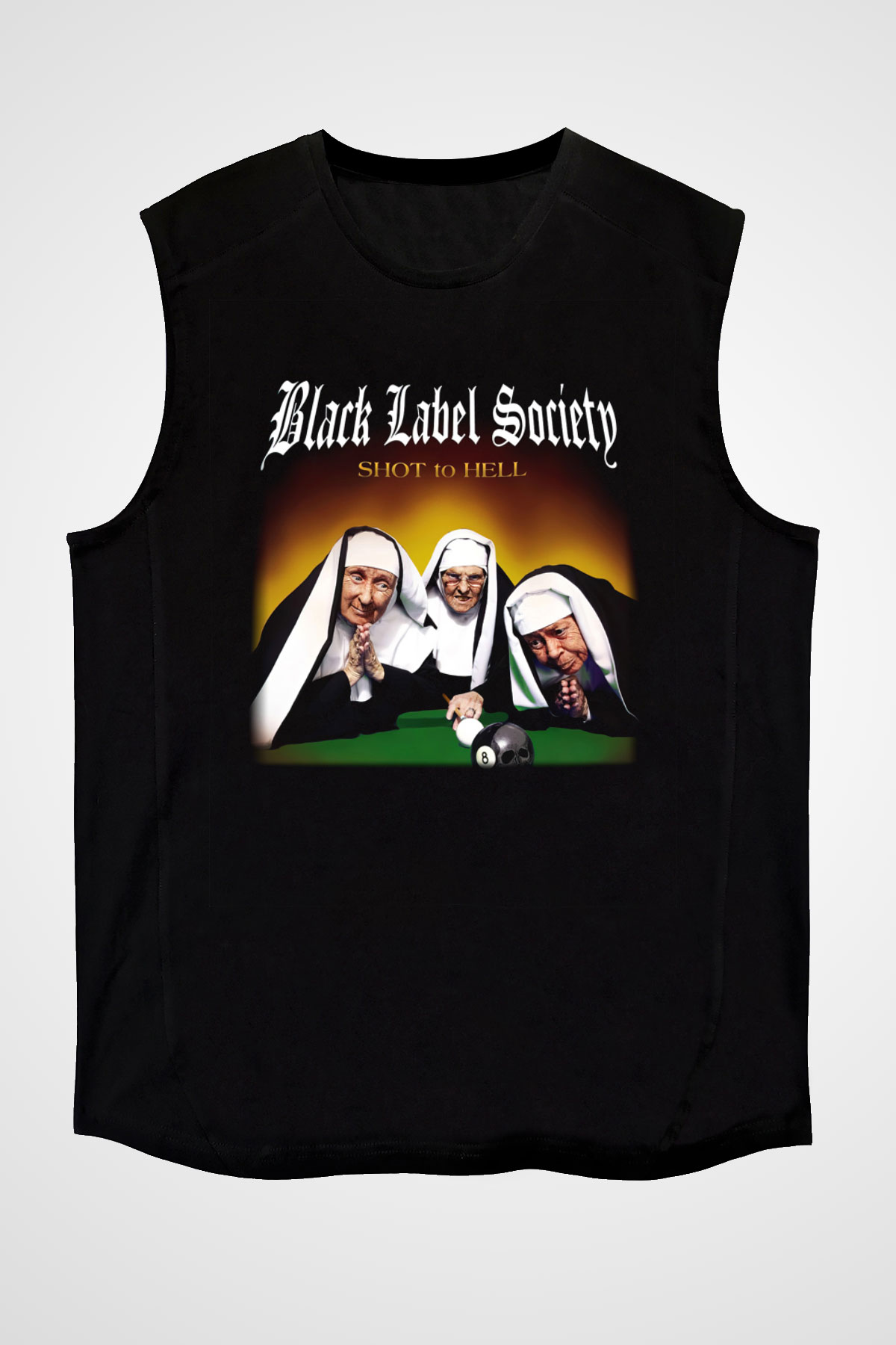 Black Label Society Siyah Unisex Kolsuz Tişört