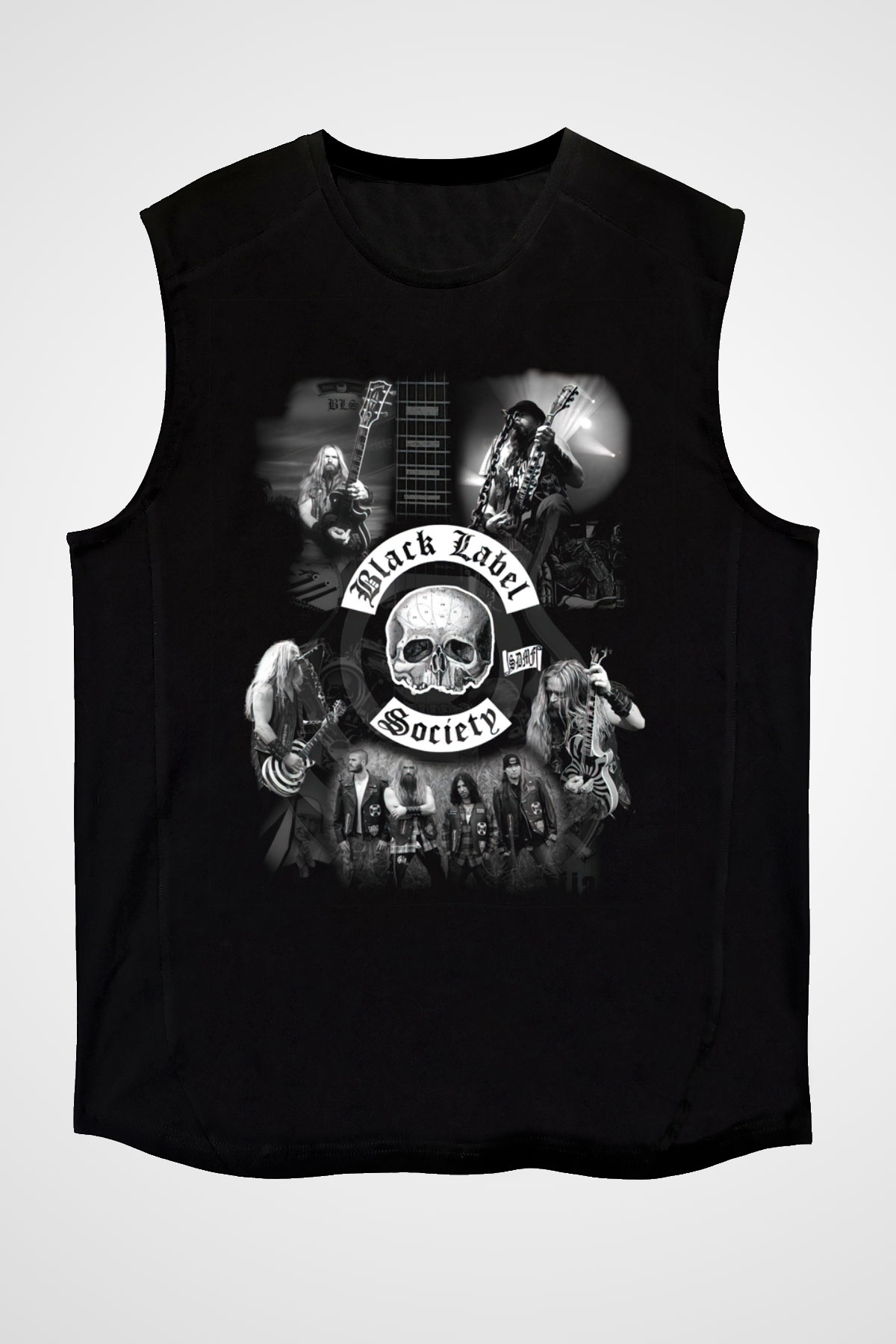 Black Label Society Siyah Unisex Kolsuz Tişört