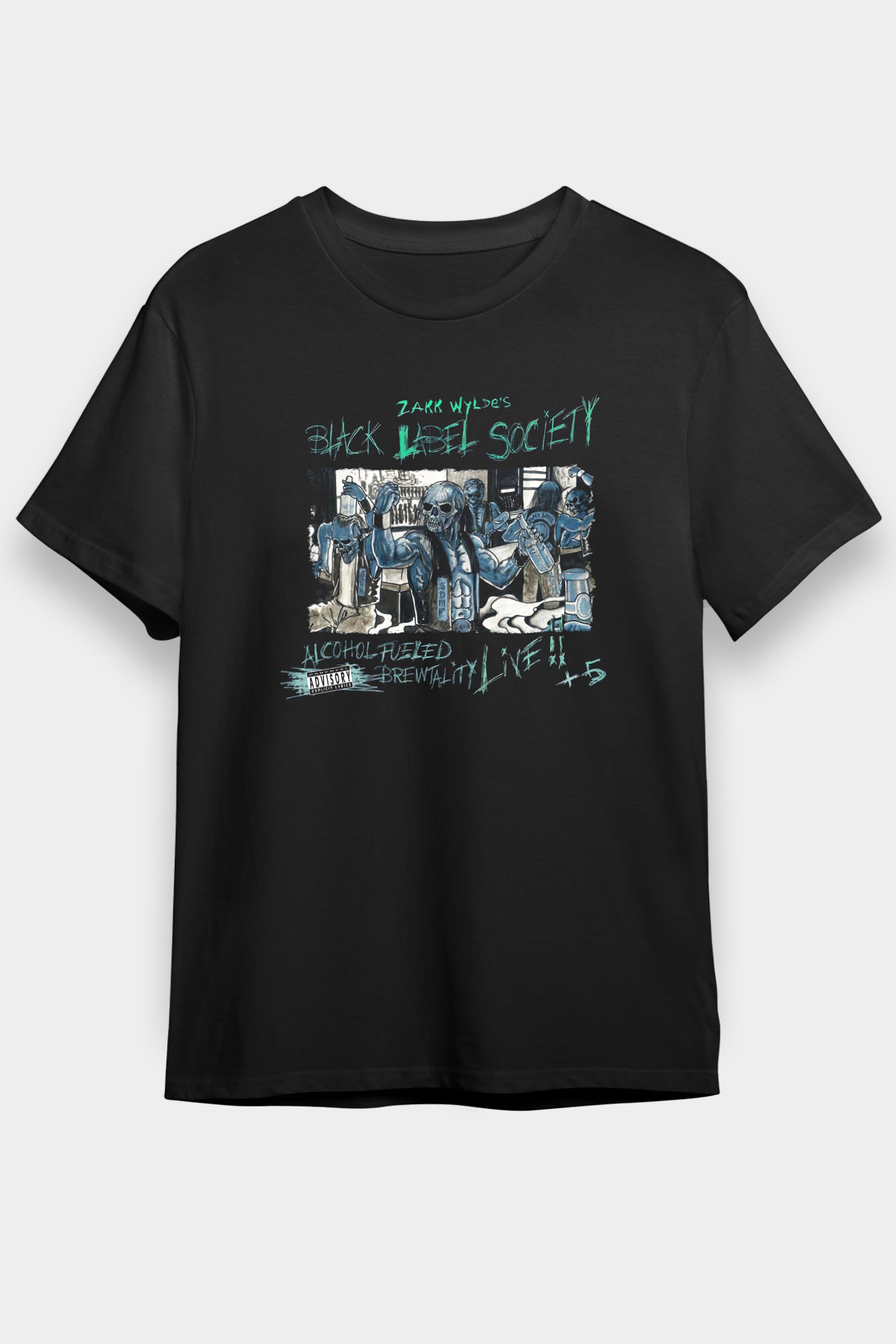 Black Label Society Siyah Unisex Tişört T-Shirt - TişörtFabrikası