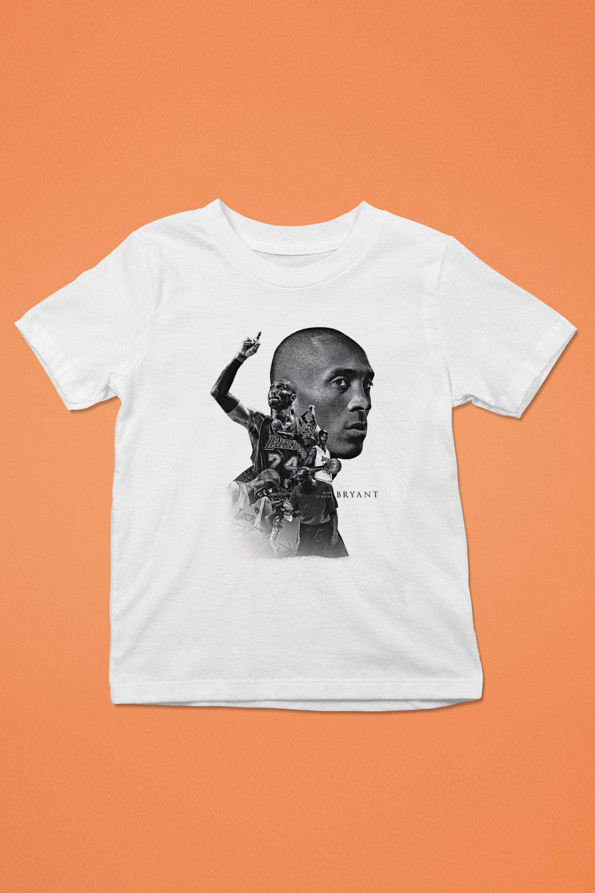 Black Mamba Baskılı Beyaz Unisex Beyaz Çocuk Tişört - Tshirt