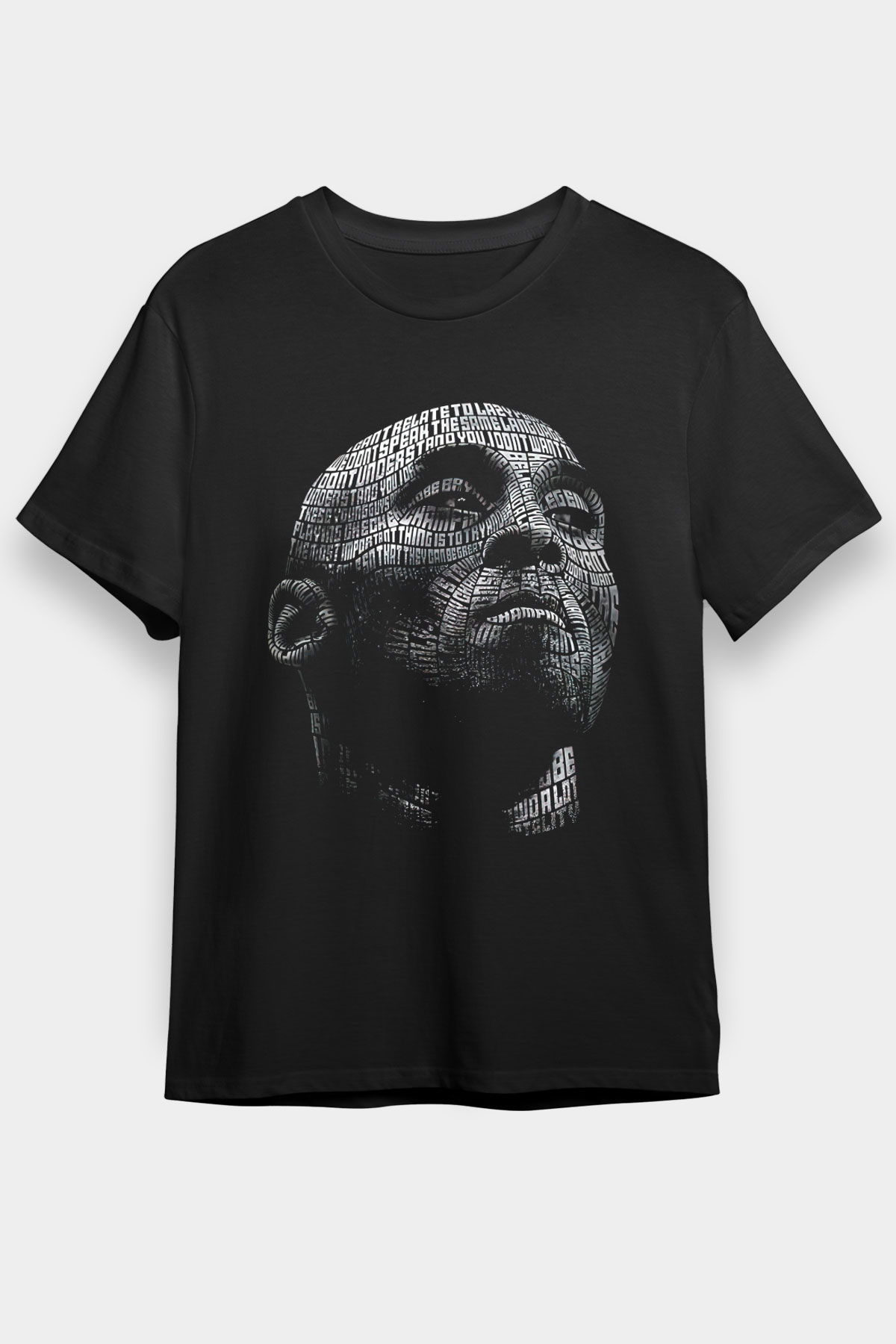 Black Mamba Baskılı Unisex Siyah Tişört - Tshirt
