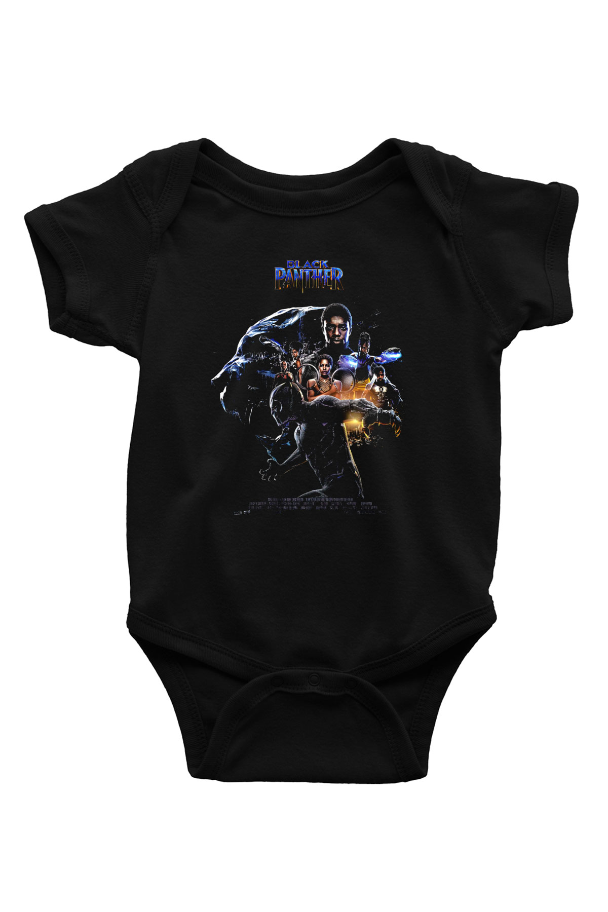Black Panther Siyah Bebek Body - Zıbın