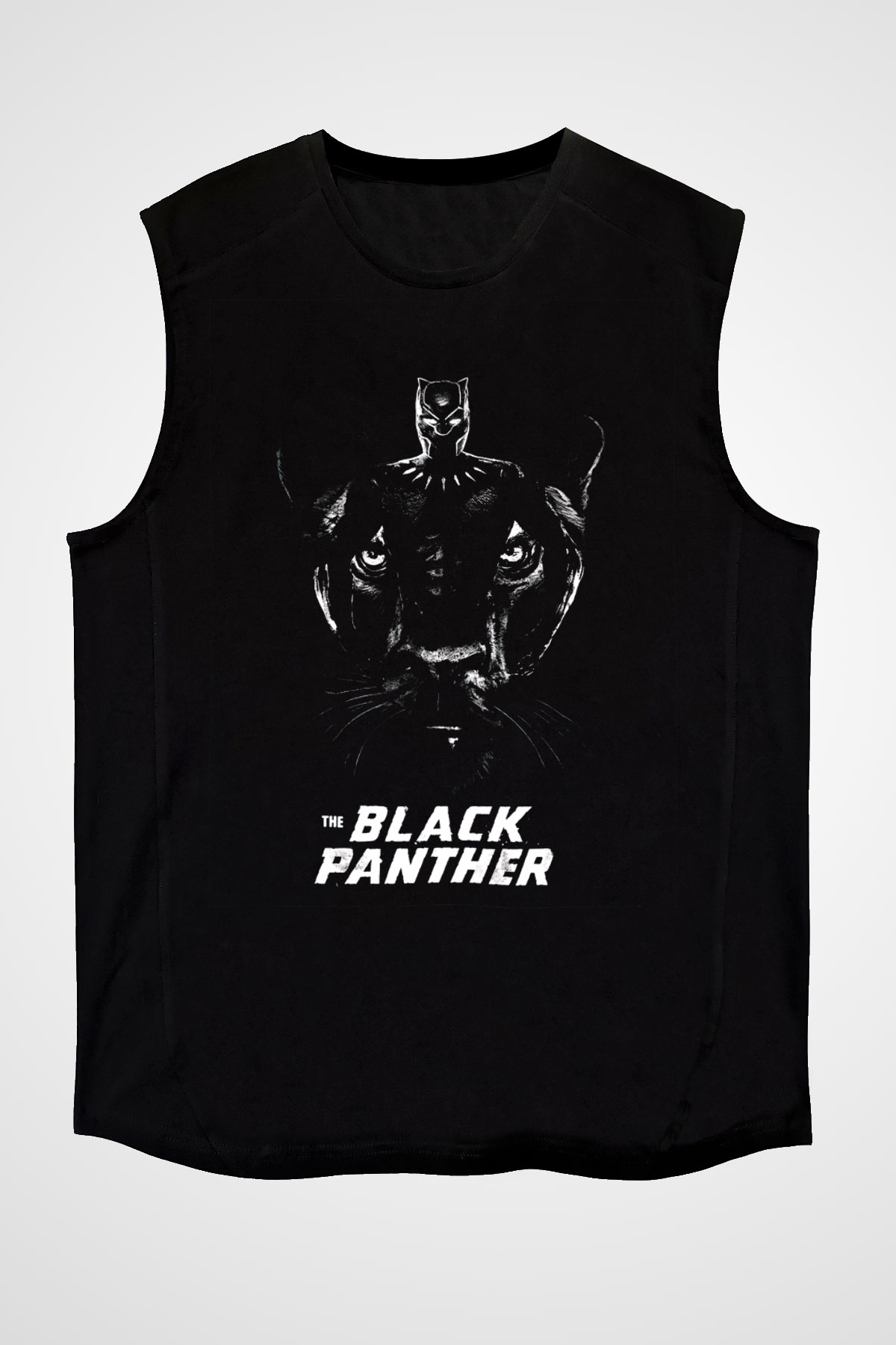 Black Panther Siyah Unisex Kolsuz Tişört