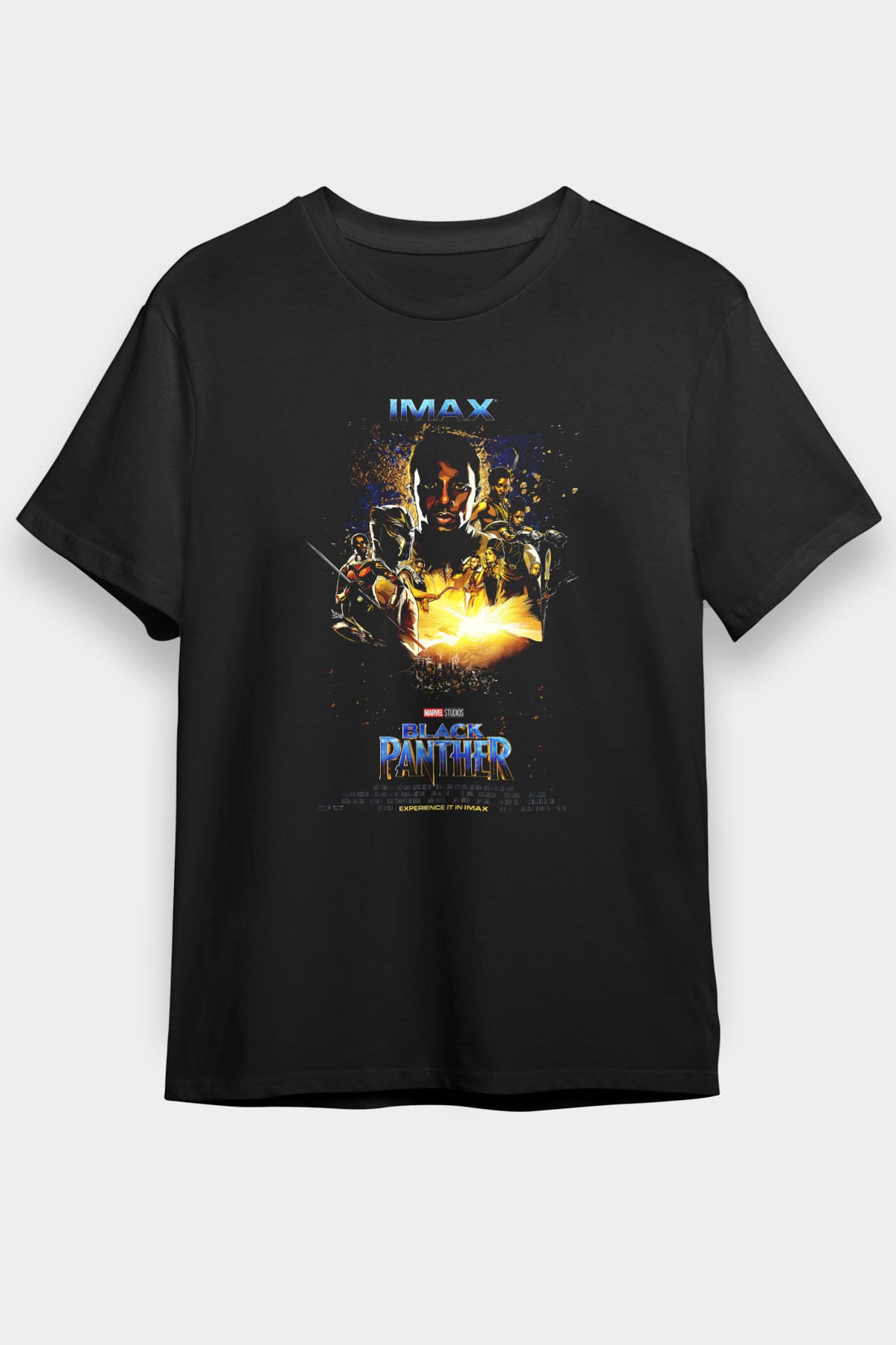 Black Panther Siyah Unisex Tişört T-Shirt