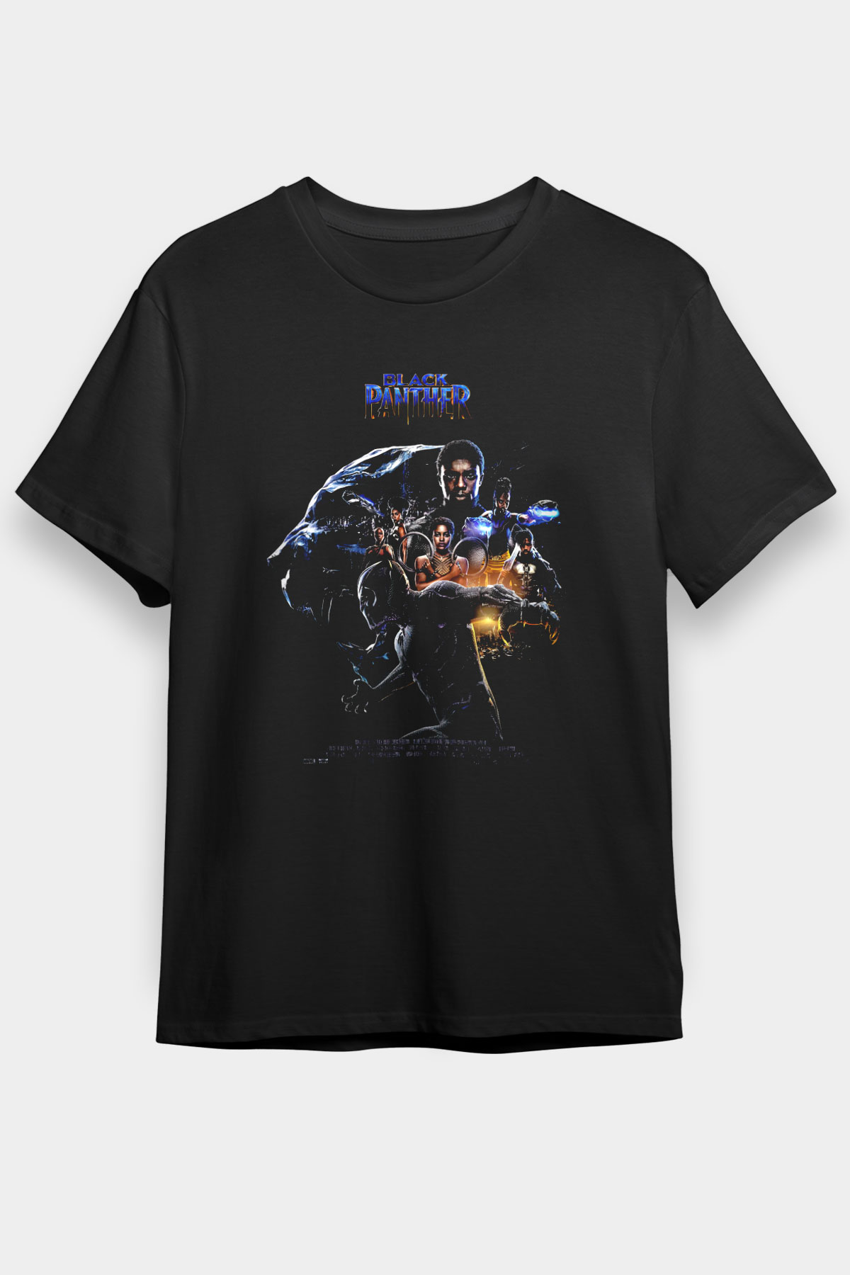Black Panther Siyah Unisex Tişört T-Shirt