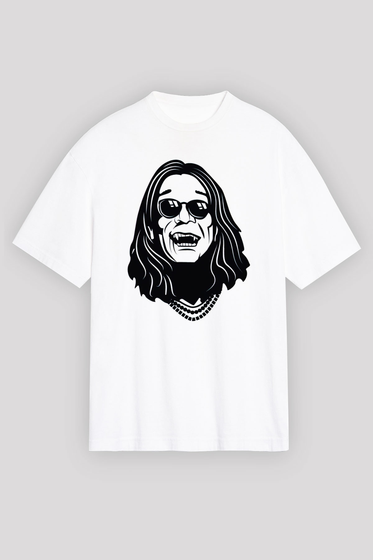 Black Sabbath Beyaz Unisex Tişört T-Shirt - TişörtFabrikası