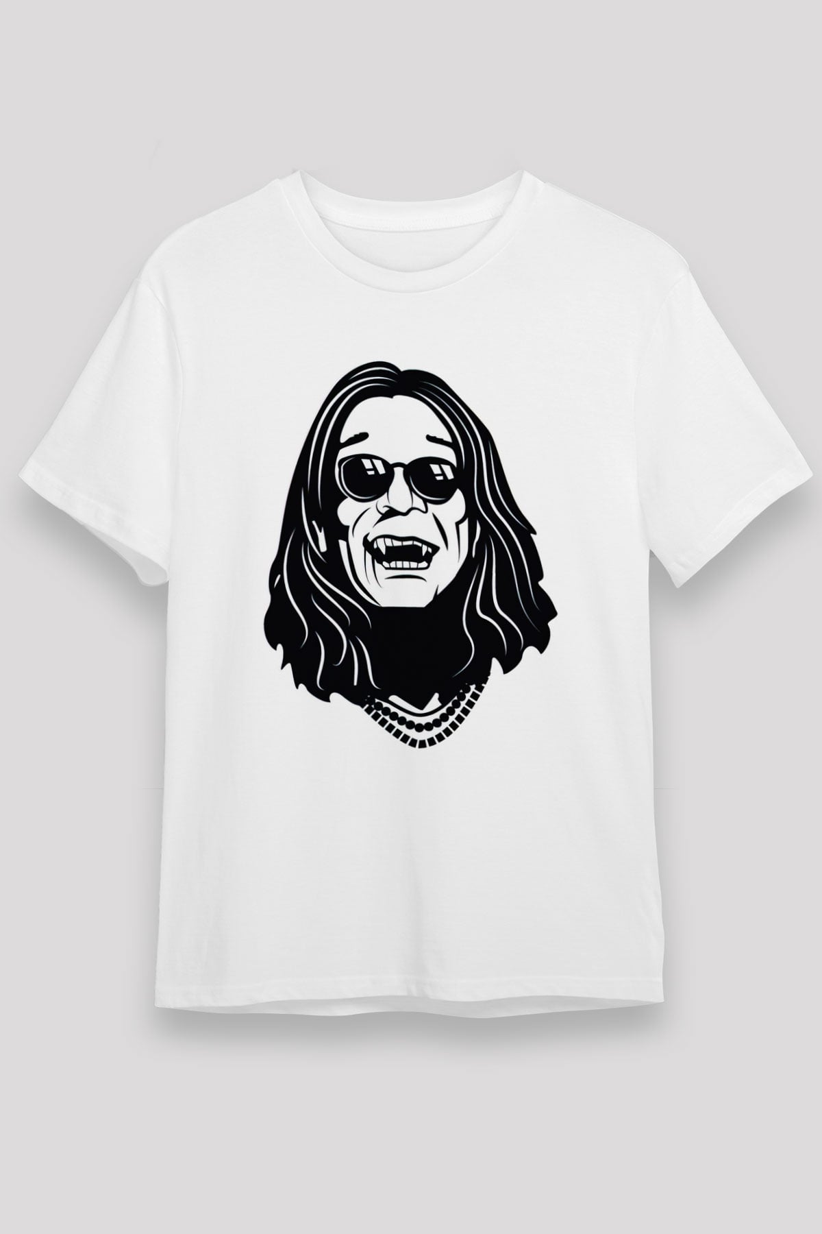 Black Sabbath Beyaz Unisex Tişört T-Shirt - TişörtFabrikası
