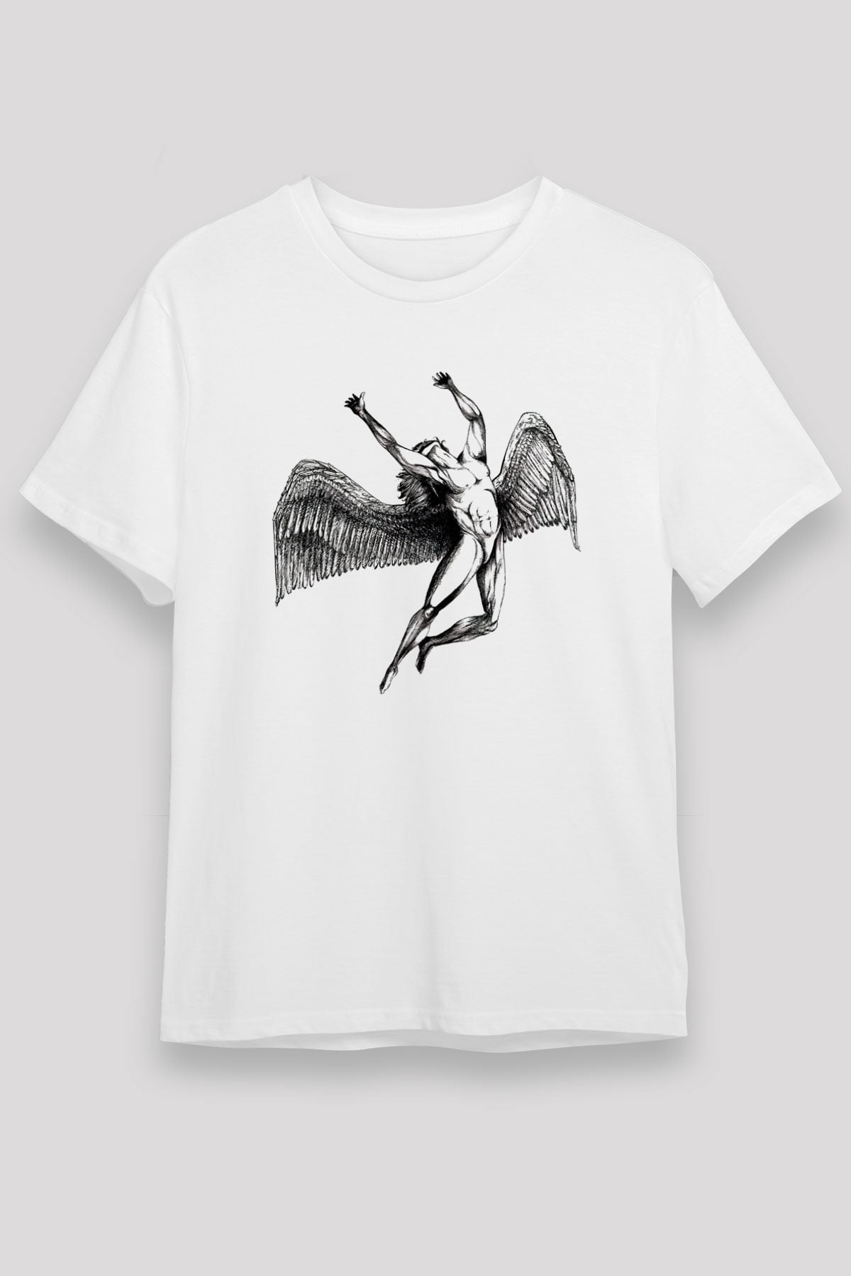 Black Sabbath Beyaz Unisex Tişört T-Shirt - TişörtFabrikası