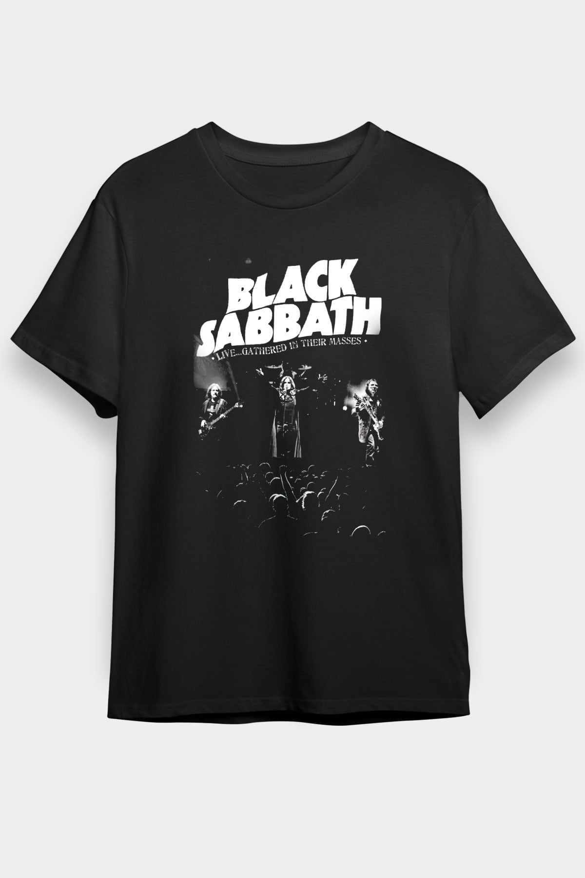 Black Sabbath Gathered İn Their Masses Siyah Unisex Tişört T-Shirt - TişörtFabrikası