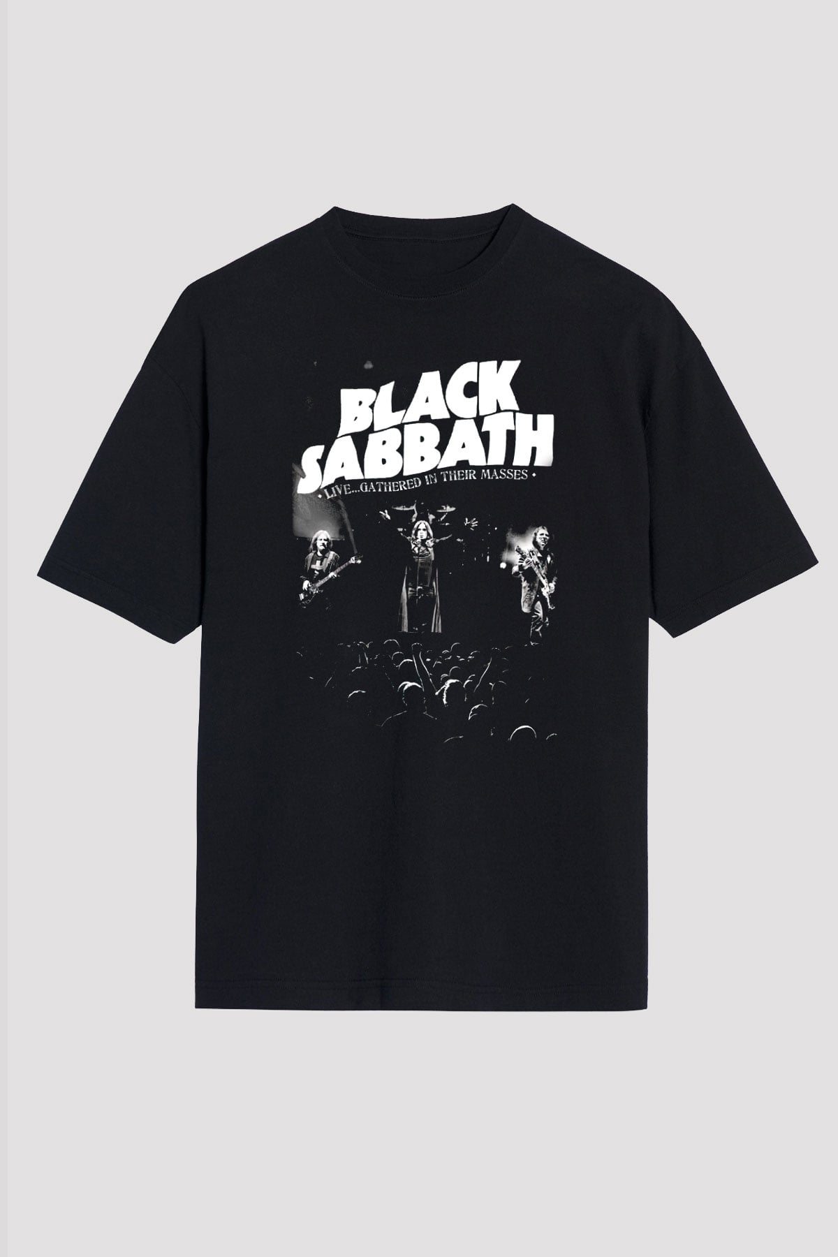 Black Sabbath Gathered İn Their Masses Siyah Unisex Tişört T-Shirt - TişörtFabrikası