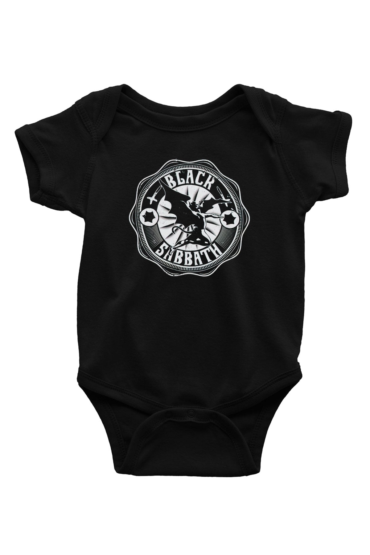 Black Sabbath Siyah Bebek Body - Zıbın