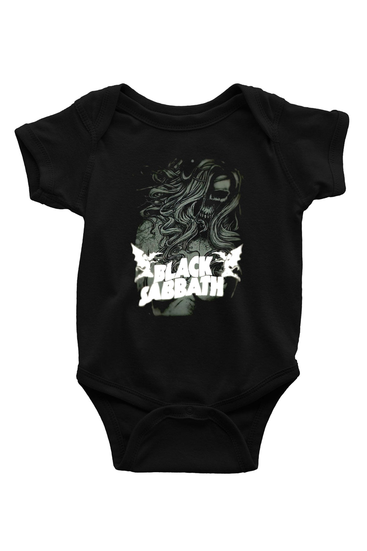 Black Sabbath Siyah Bebek Body - Zıbın