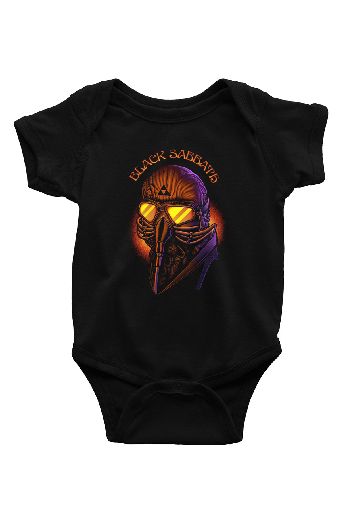 Black Sabbath Siyah Bebek Body - Zıbın
