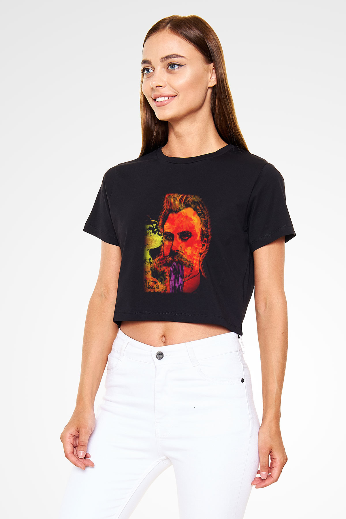 Black Sabbath Siyah Crop Top Tişört
