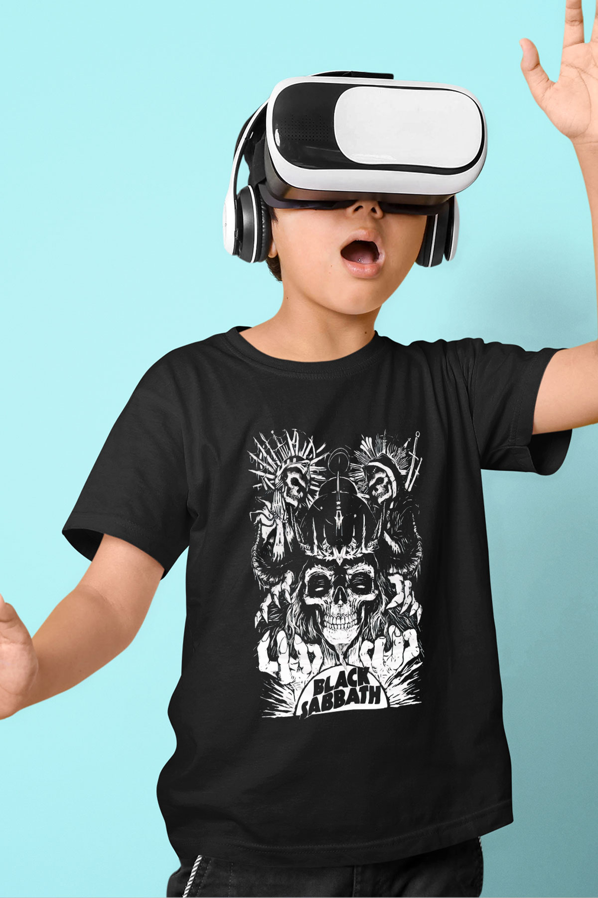 Black Sabbath Siyah Unisex Çocuk Tişört