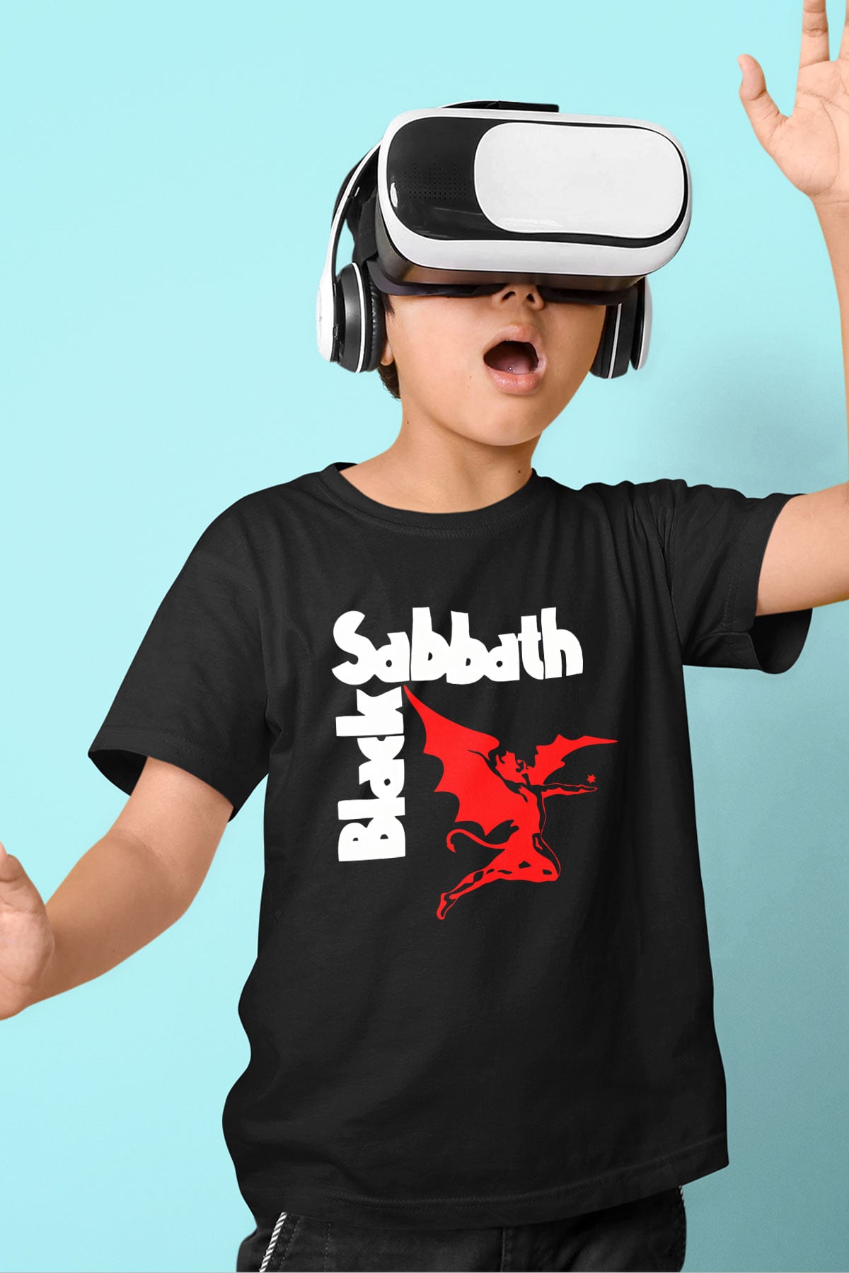 Black Sabbath Siyah Unisex Çocuk Tişört