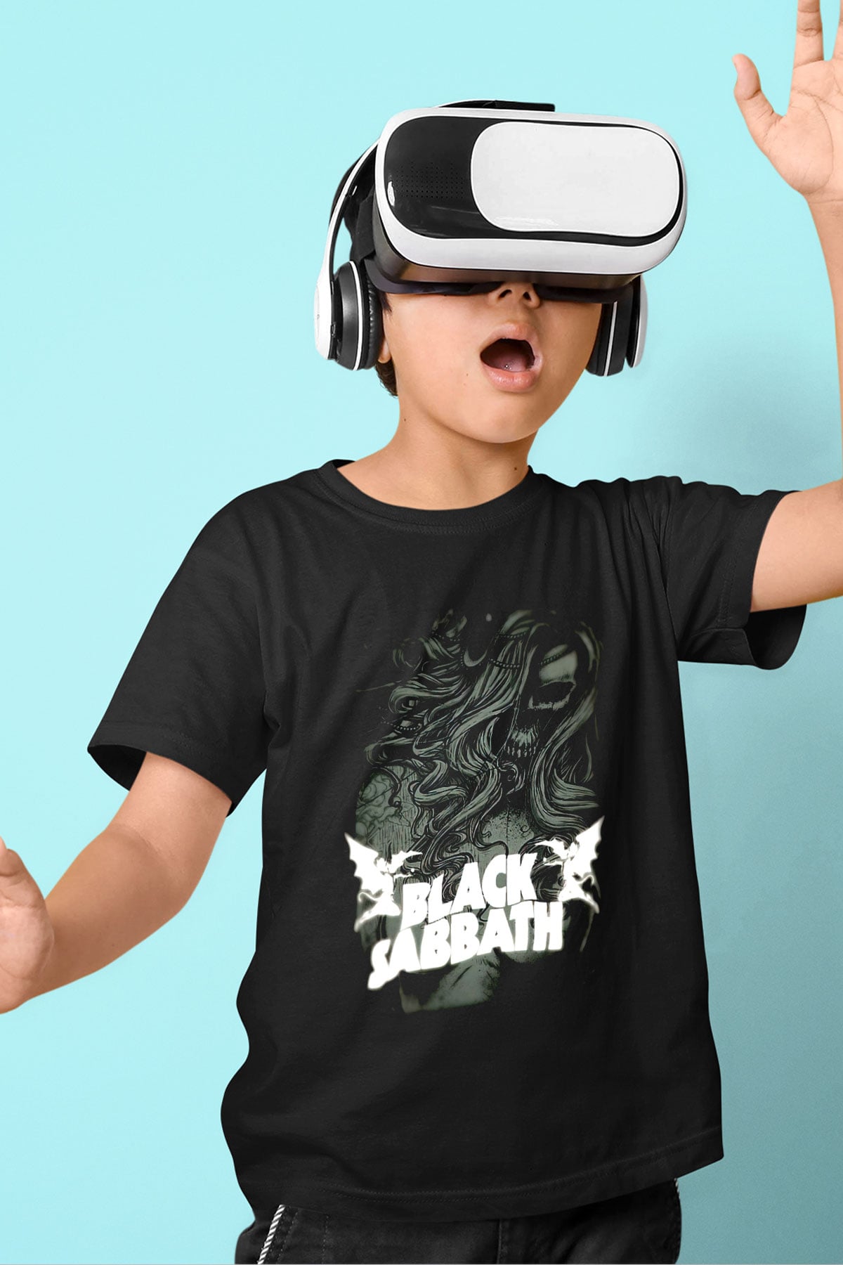 Black Sabbath Siyah Unisex Çocuk Tişört