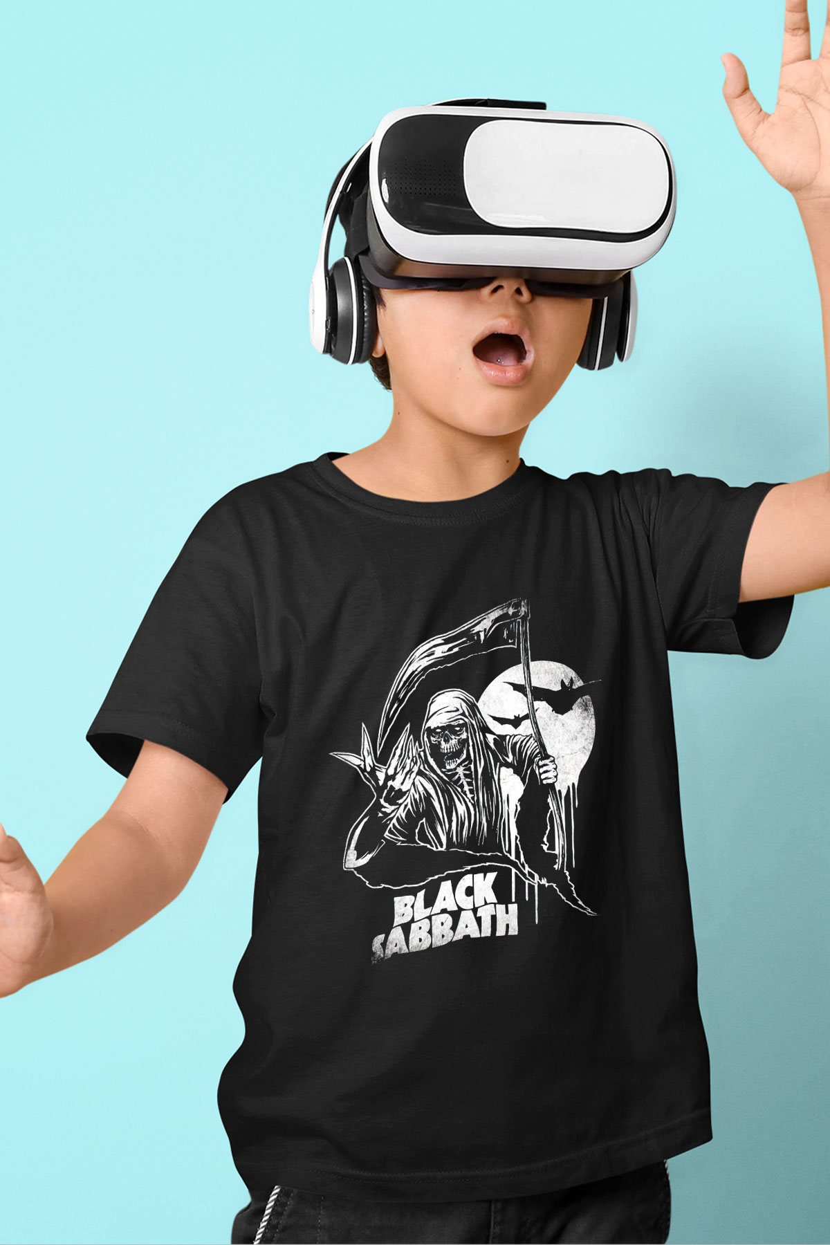 Black Sabbath Siyah Unisex Çocuk Tişört
