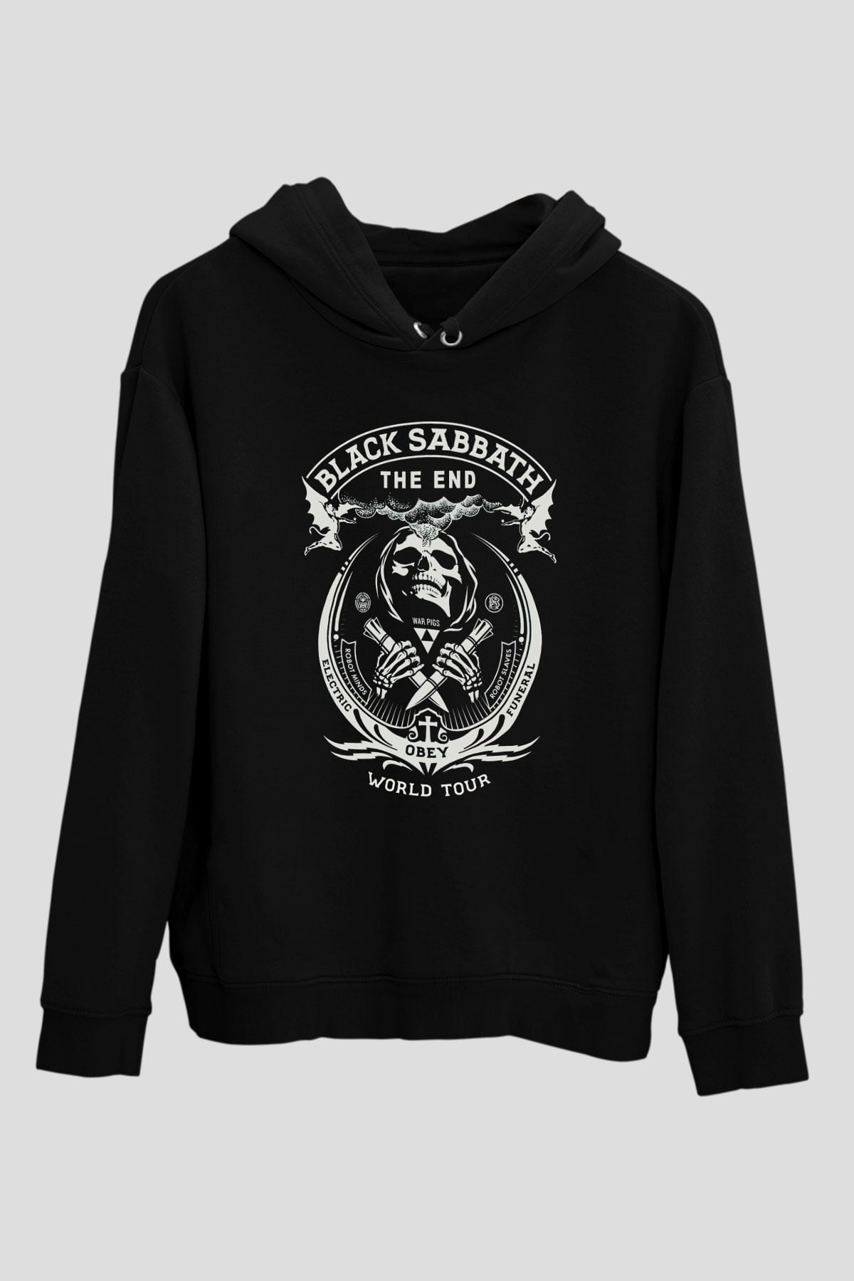Black Sabbath Siyah Unisex Hoodie