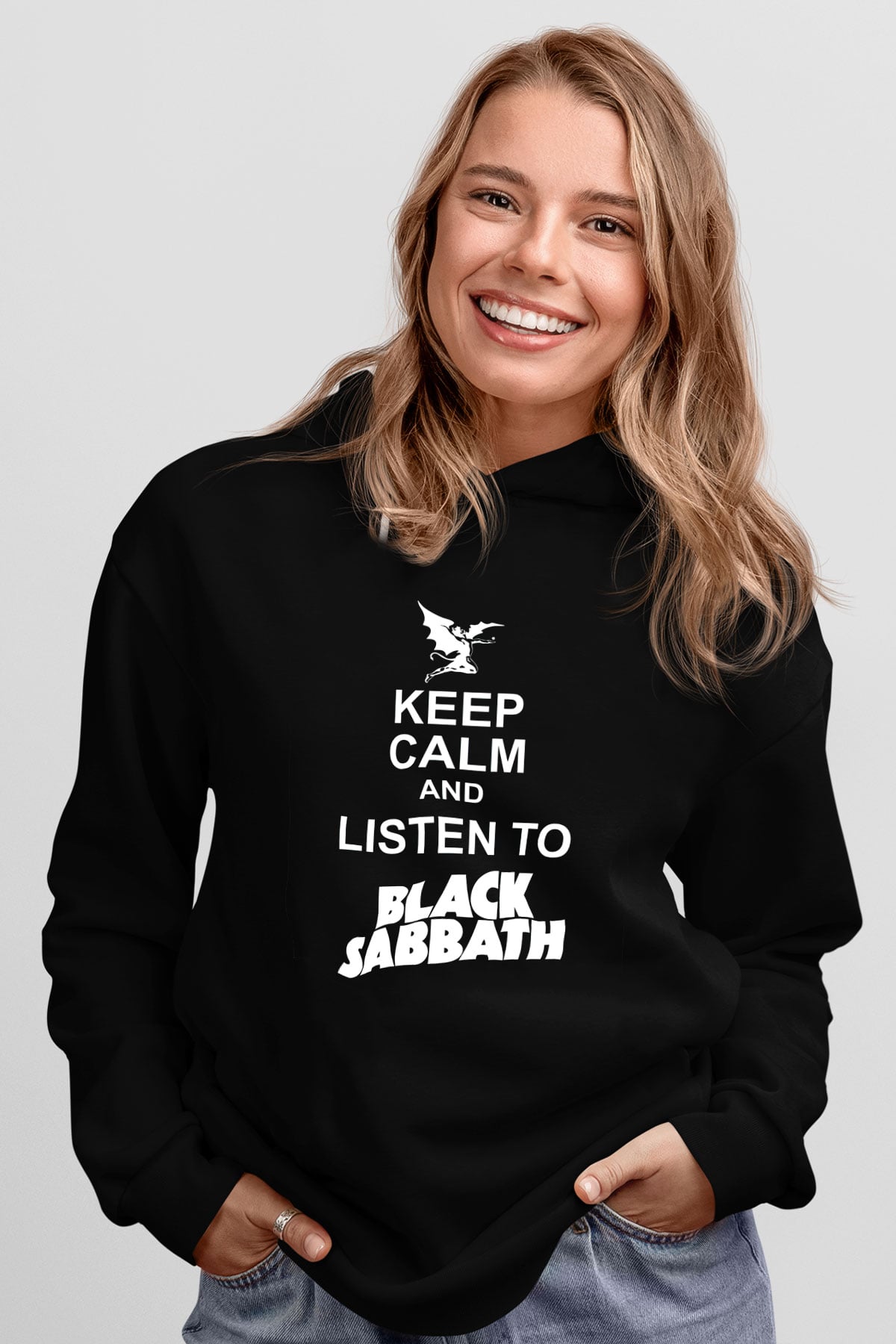 Black Sabbath Siyah Unisex Hoodie