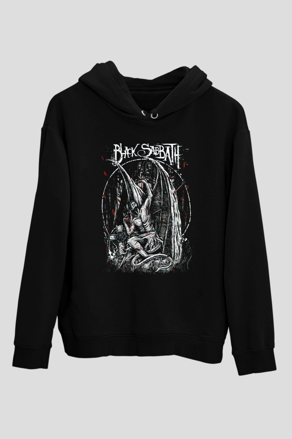 Black Sabbath Siyah Unisex Kapüşonlu Sweatshirt