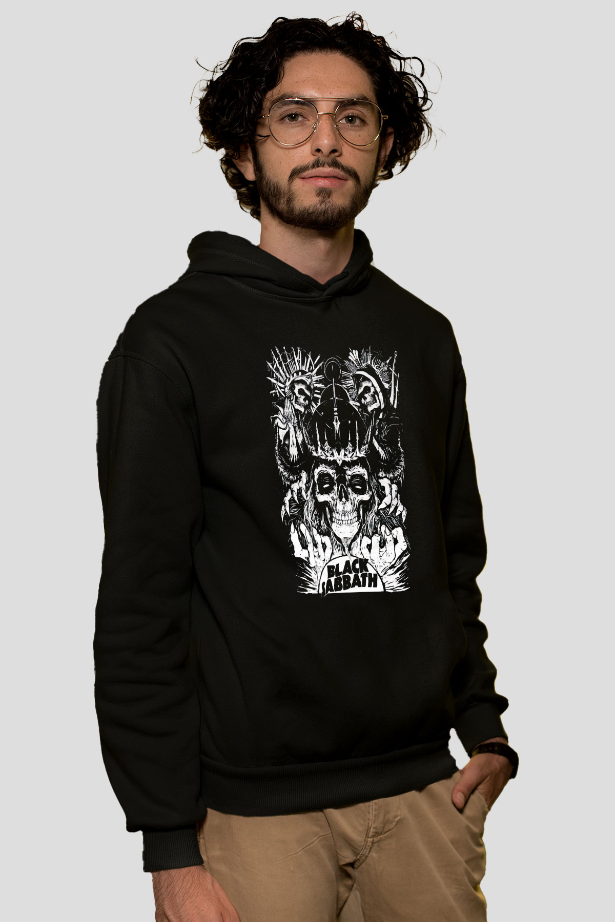 Black Sabbath Siyah Unisex Kapüşonlu Sweatshirt