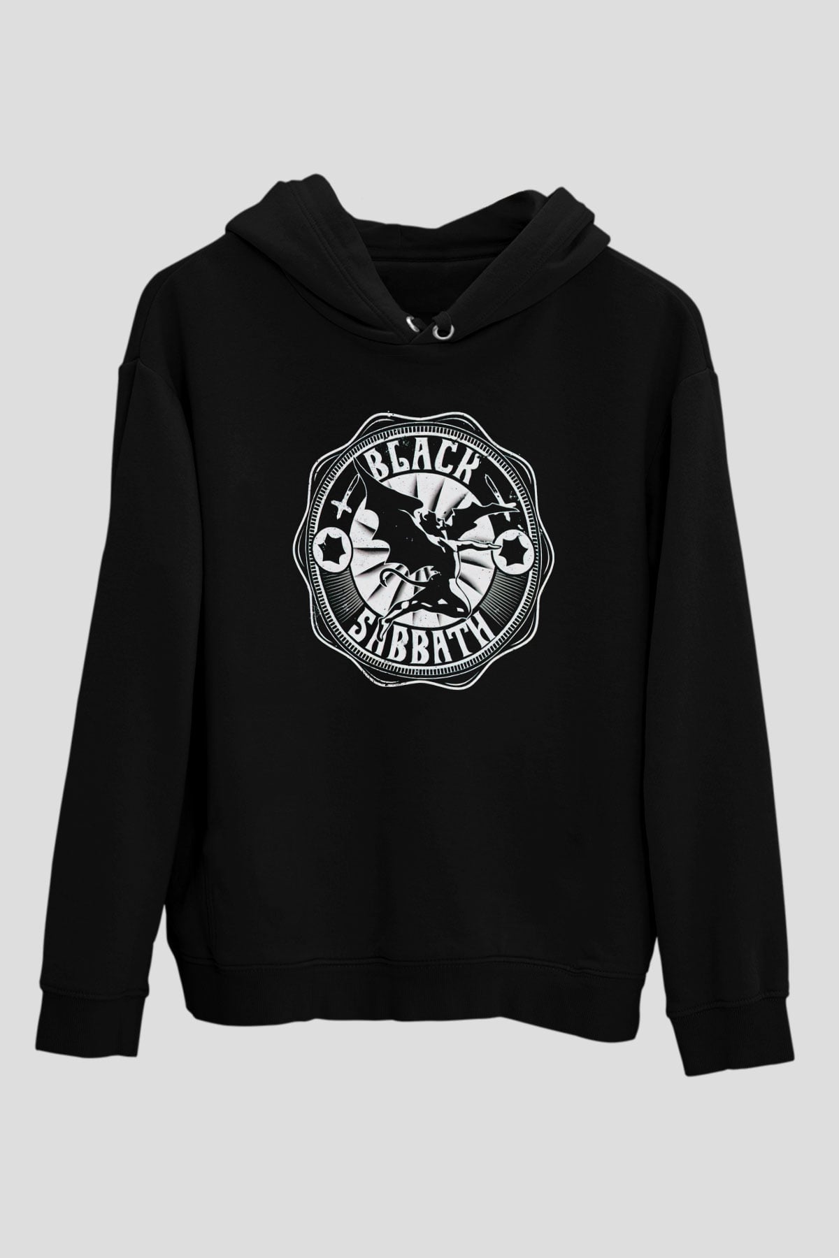 Black Sabbath Siyah Unisex Kapüşonlu Sweatshirt