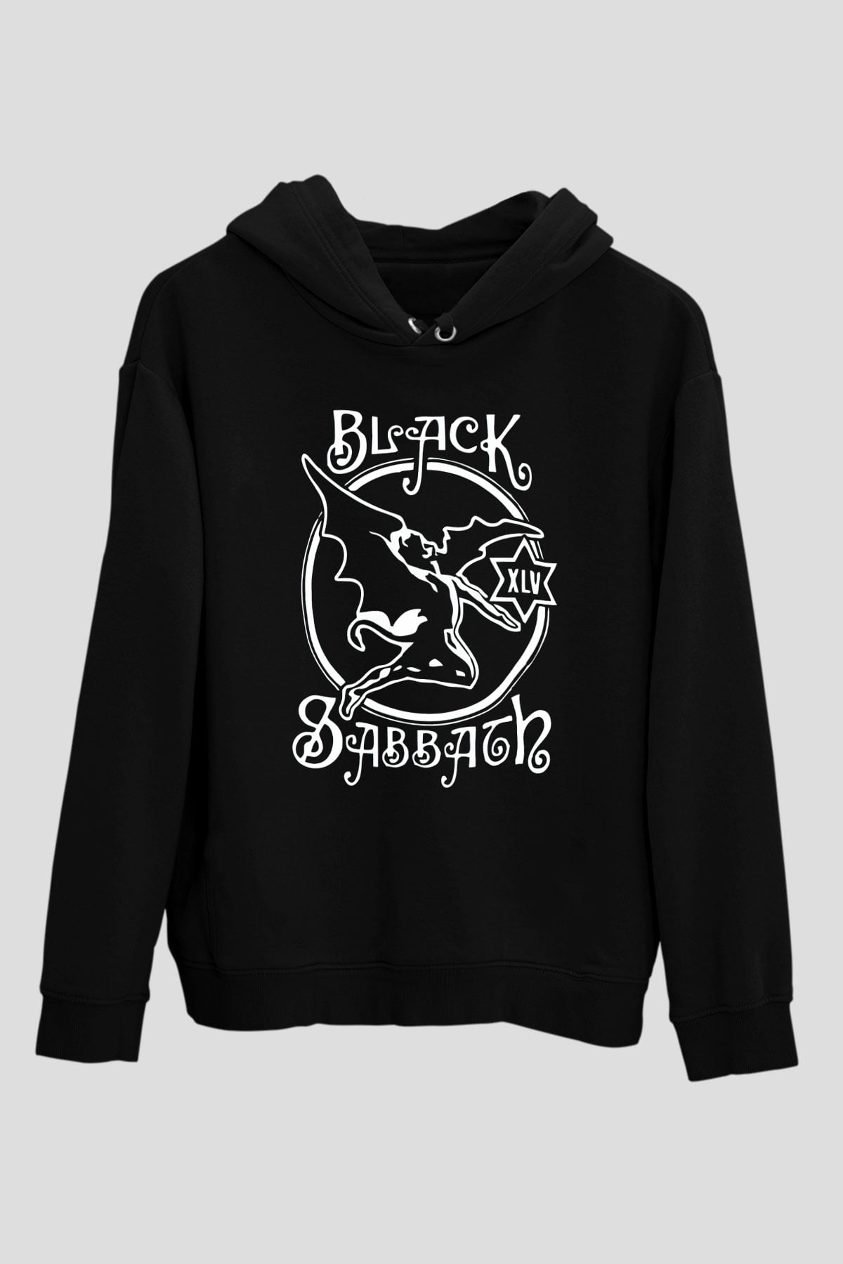 Black Sabbath Siyah Unisex Kapüşonlu Sweatshirt