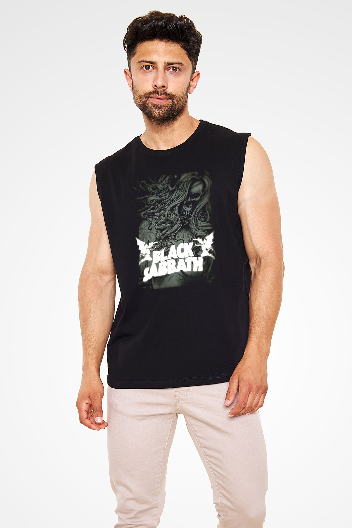 Black Sabbath Siyah Unisex Kolsuz Tişört