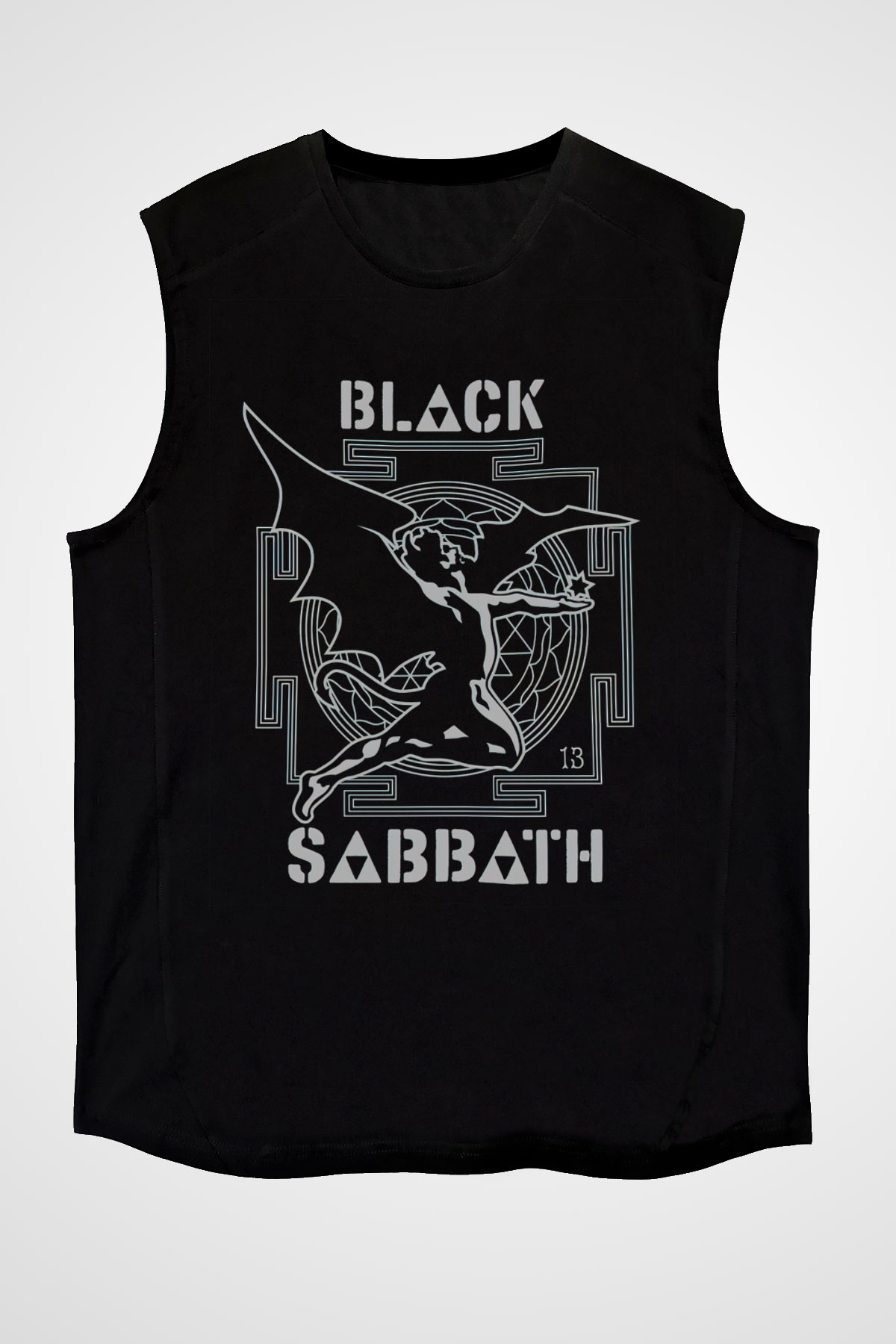 Black Sabbath Siyah Unisex Kolsuz Tişört