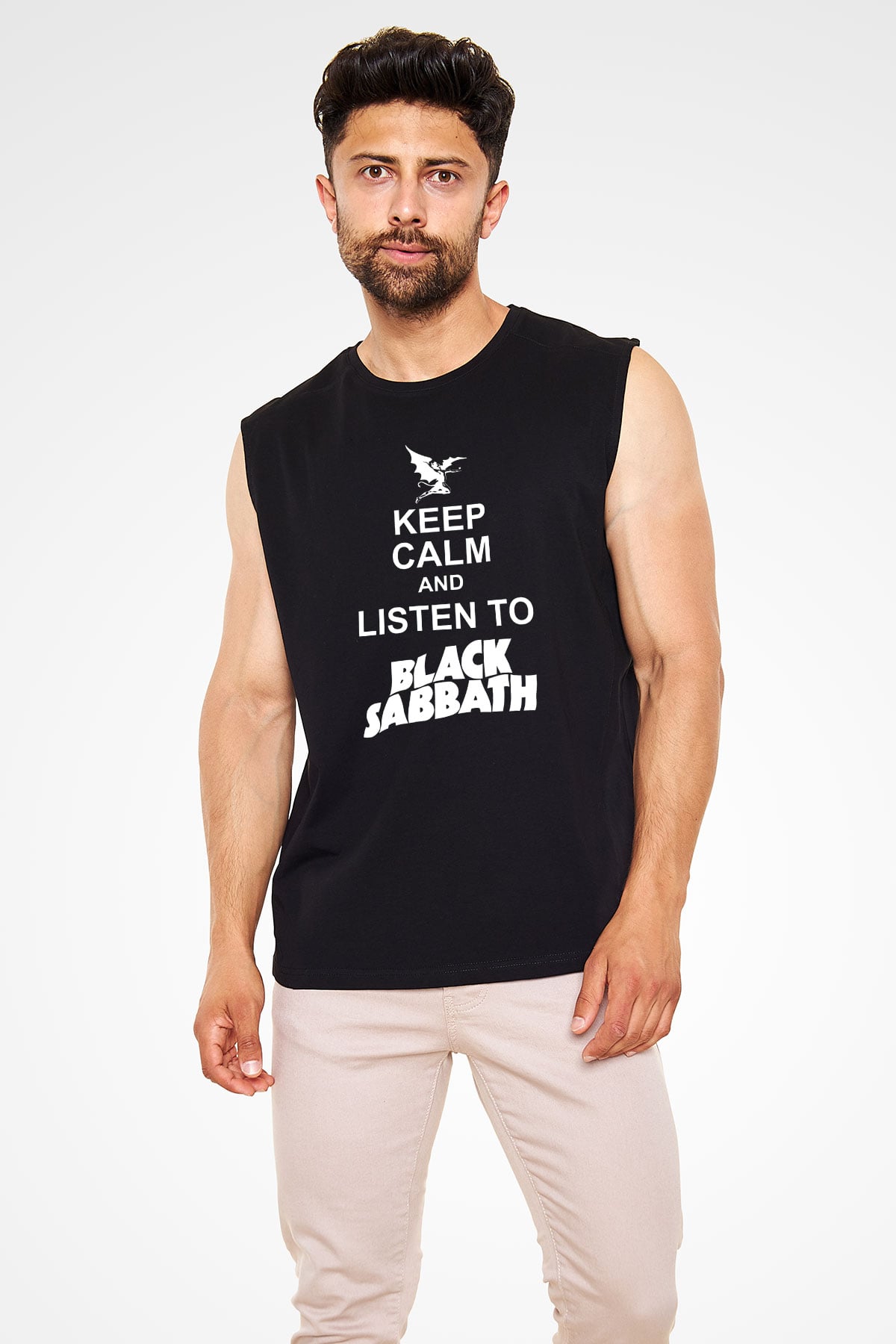 Black Sabbath Siyah Unisex Kolsuz Tişört