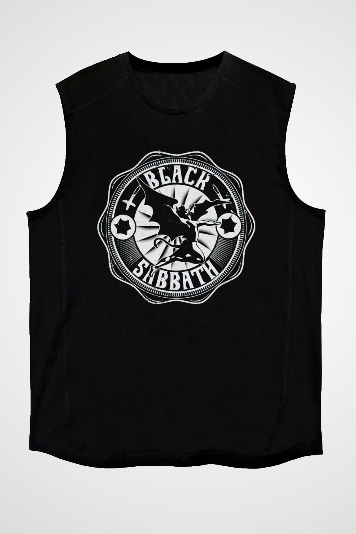 Black Sabbath Siyah Unisex Kolsuz Tişört