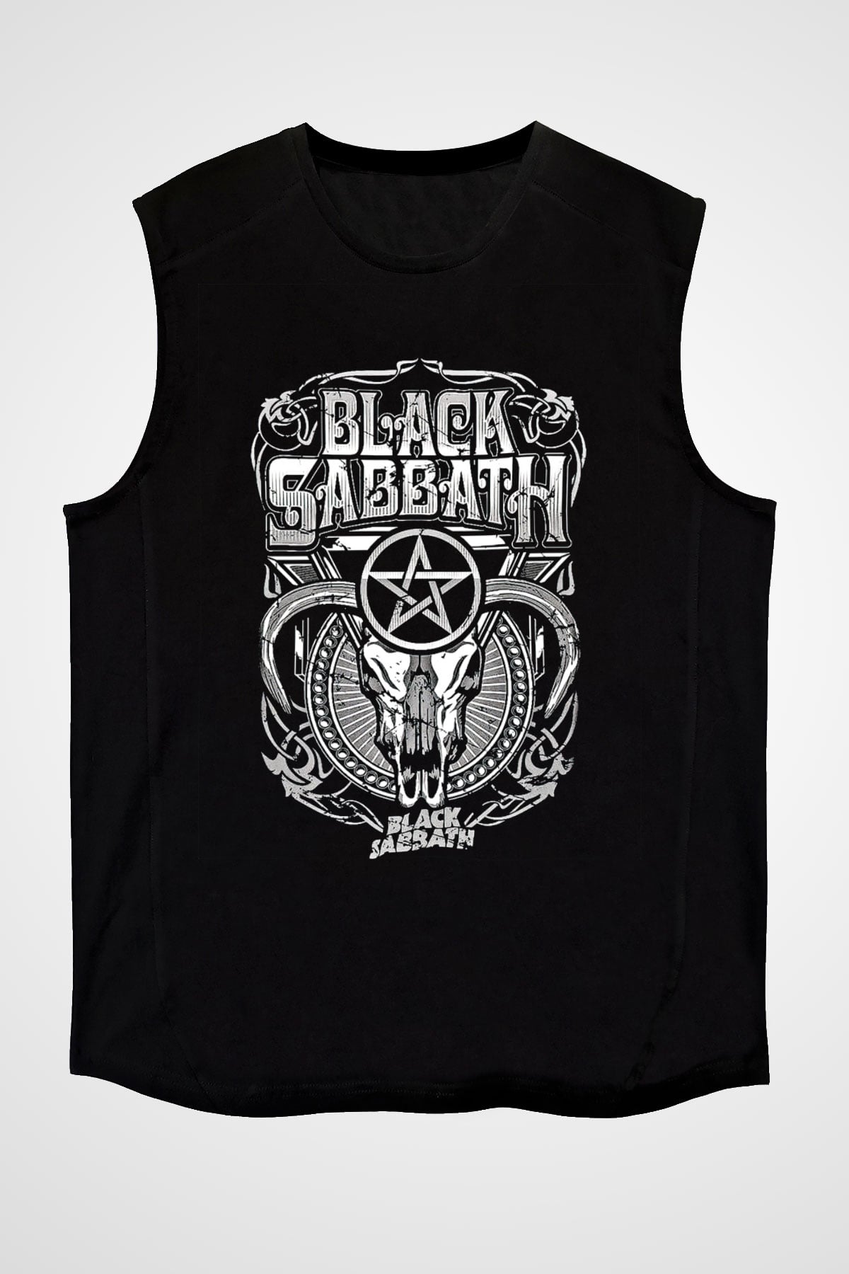 Black Sabbath Siyah Unisex Kolsuz Tişört