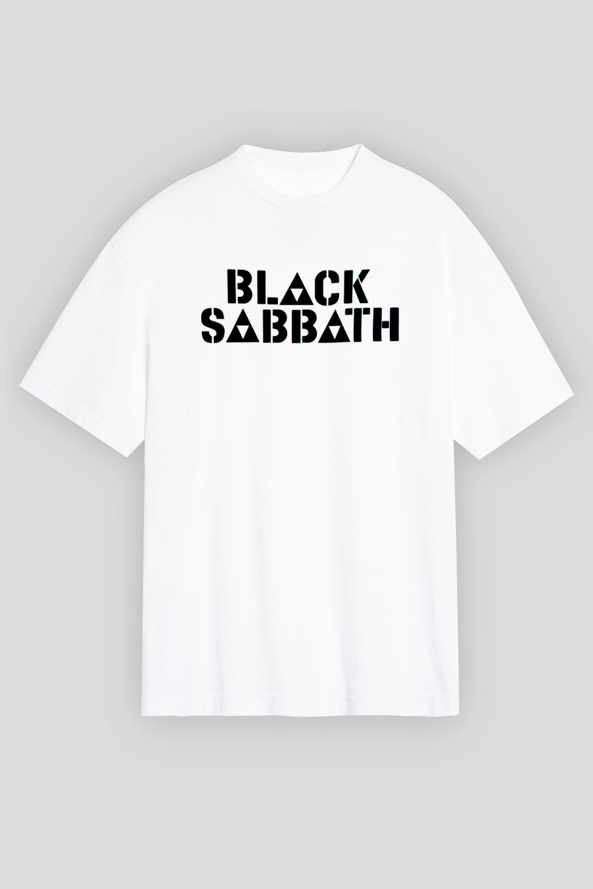 Black Sabbath Siyah Unisex Oversize Tişört T-Shirt