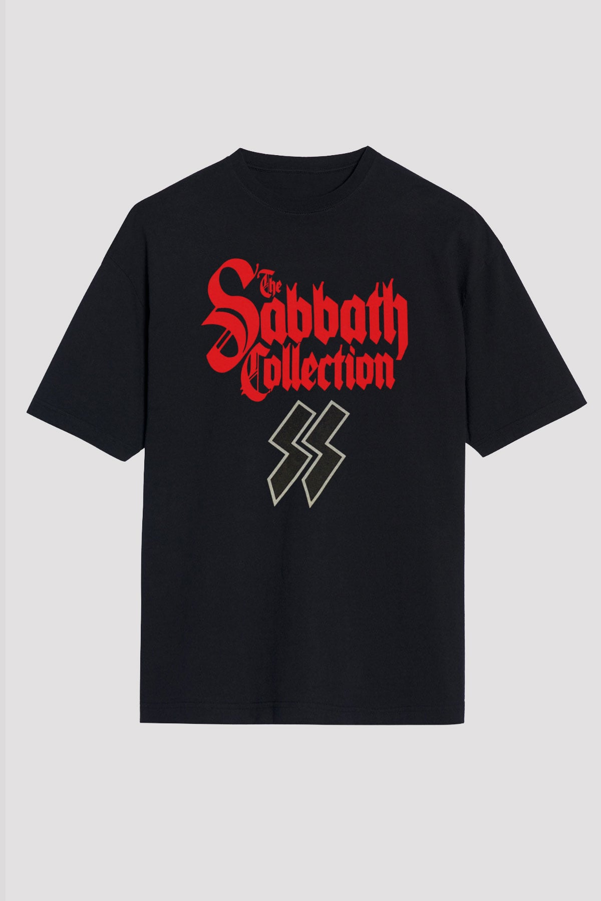 Black Sabbath Siyah Unisex Oversize Tişört T-Shirt