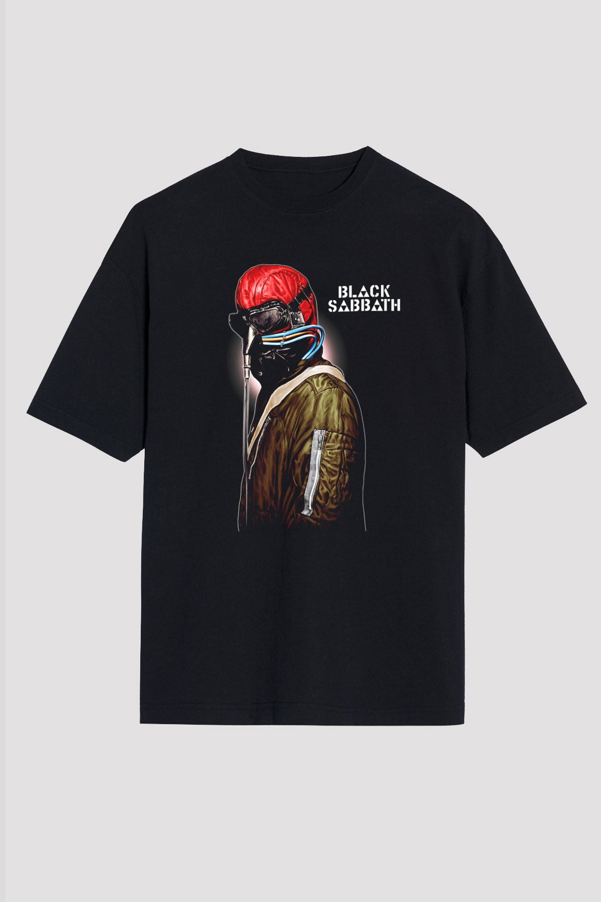Black Sabbath Siyah Unisex Oversize Tişört T-Shirt