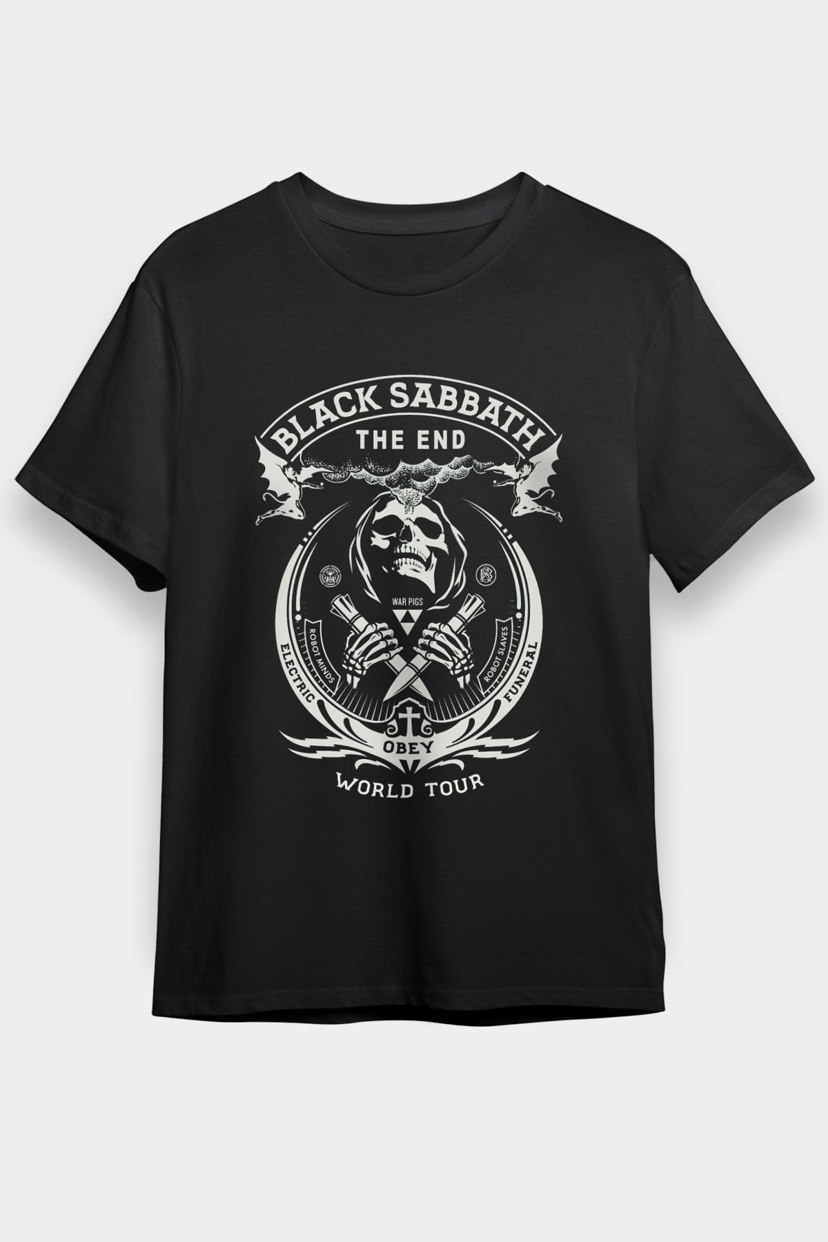 Black Sabbath Siyah Unisex Tişört T-Shirt - TişörtFabrikası