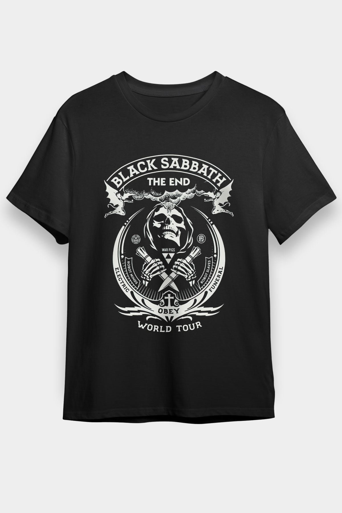 Black Sabbath Siyah Unisex Tişört T-Shirt - TişörtFabrikası