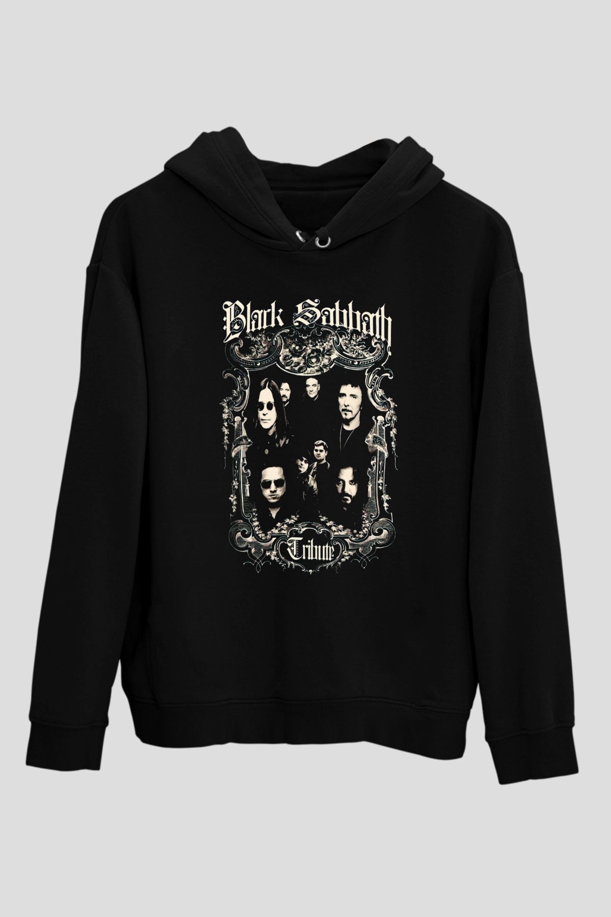 Black Sabbath Tribute Siyah Unisex Kapüşonlu Sweatshirt