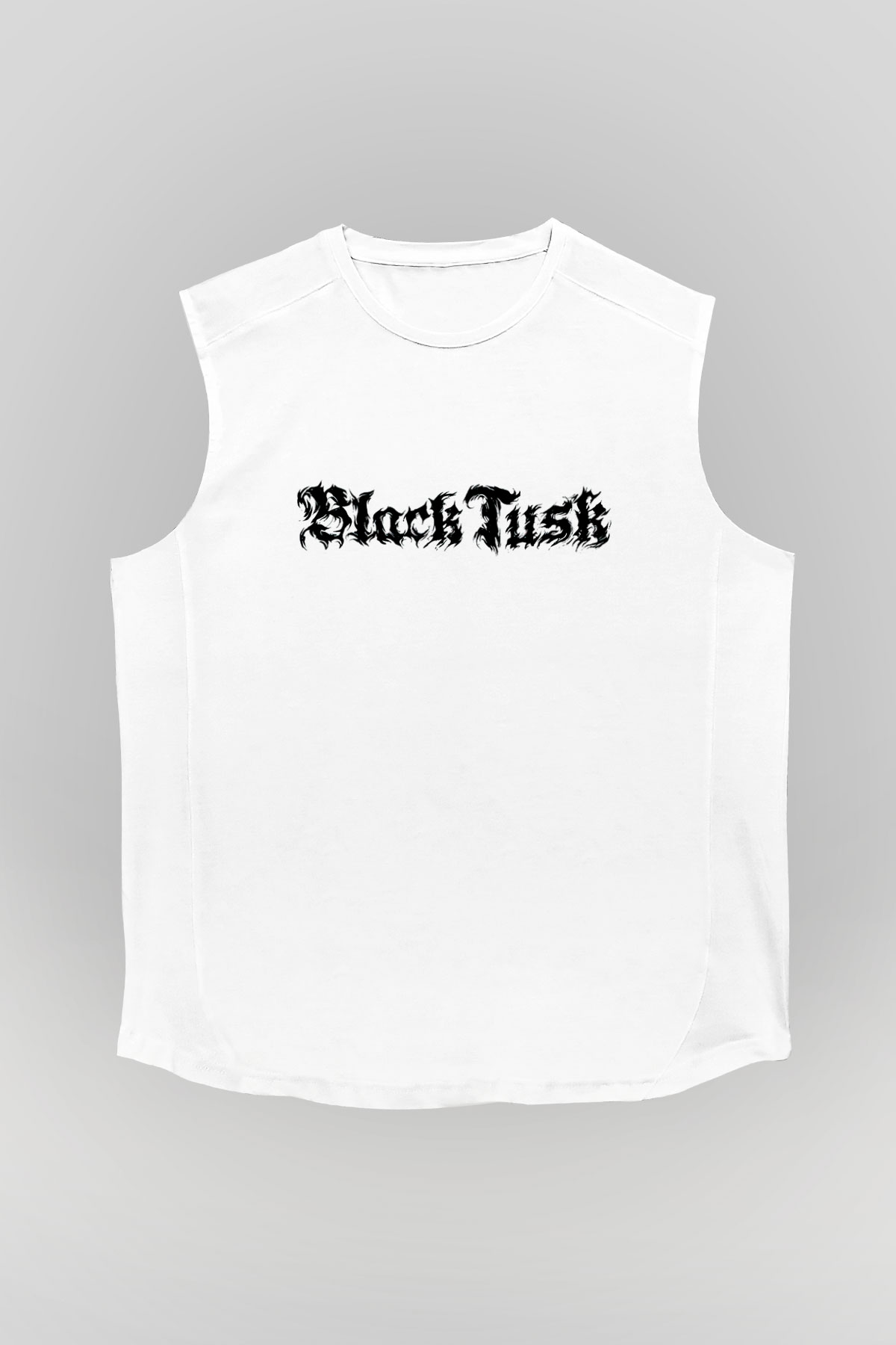 Black Tusk Beyaz Unisex Kolsuz Tişört