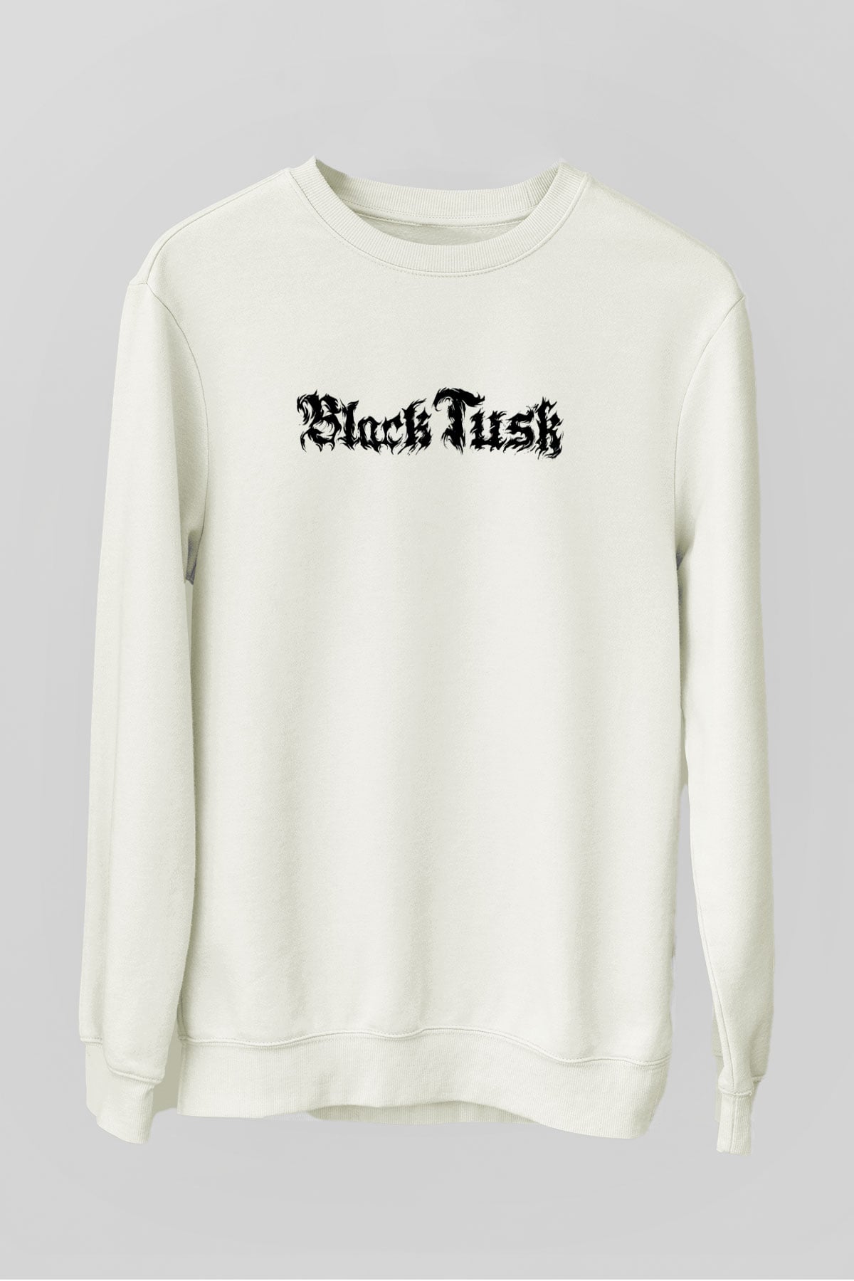 Black Tusk Beyaz Unisex Sweatshirt