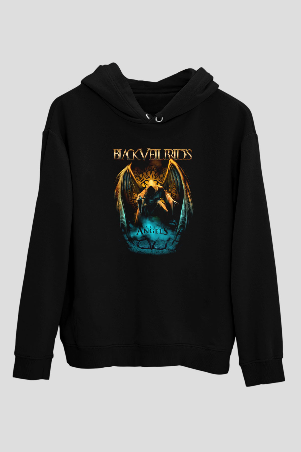 Black Veil Brides Siyah Unisex Kapüşonlu Sweatshirt