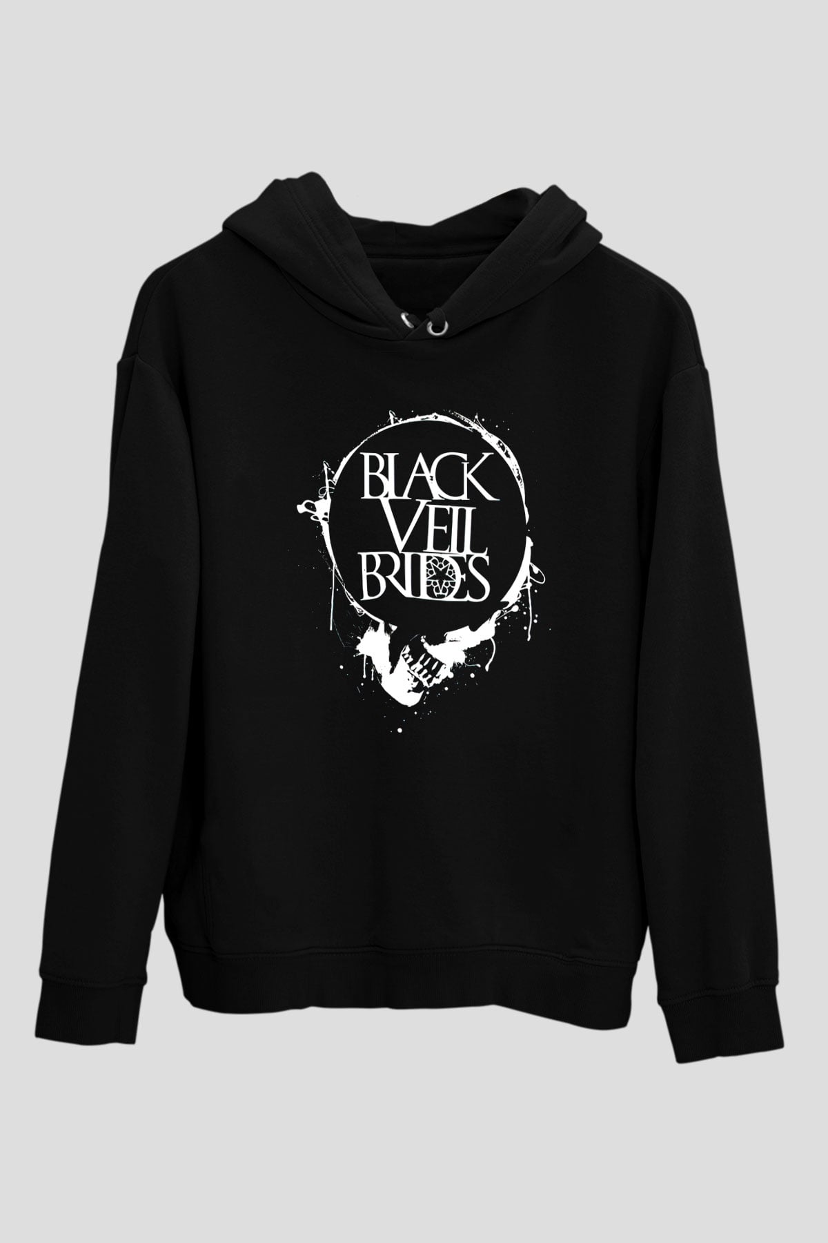 Black Veil Brides Siyah Unisex Kapüşonlu Sweatshirt