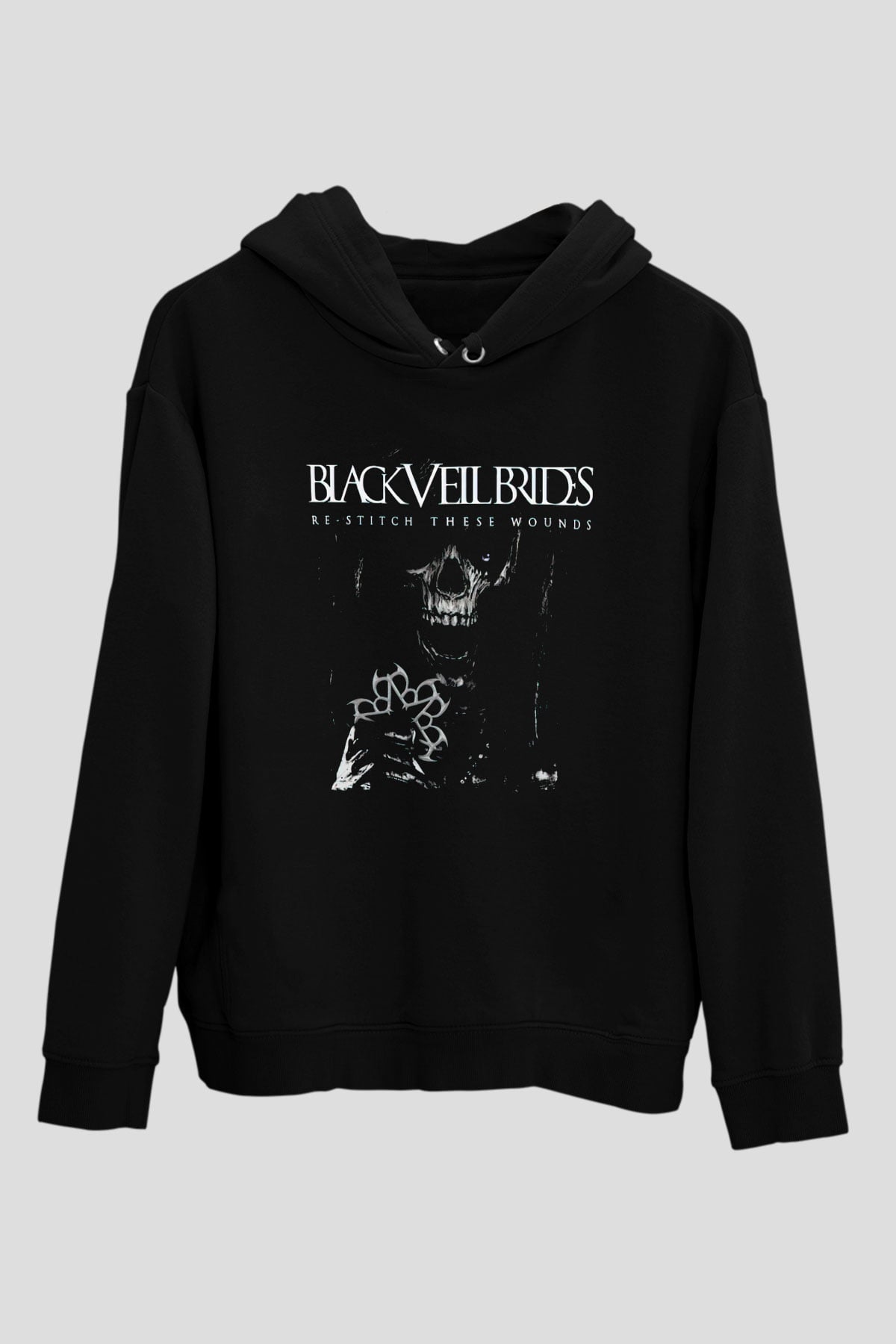 Black Veil Brides Siyah Unisex Kapüşonlu Sweatshirt