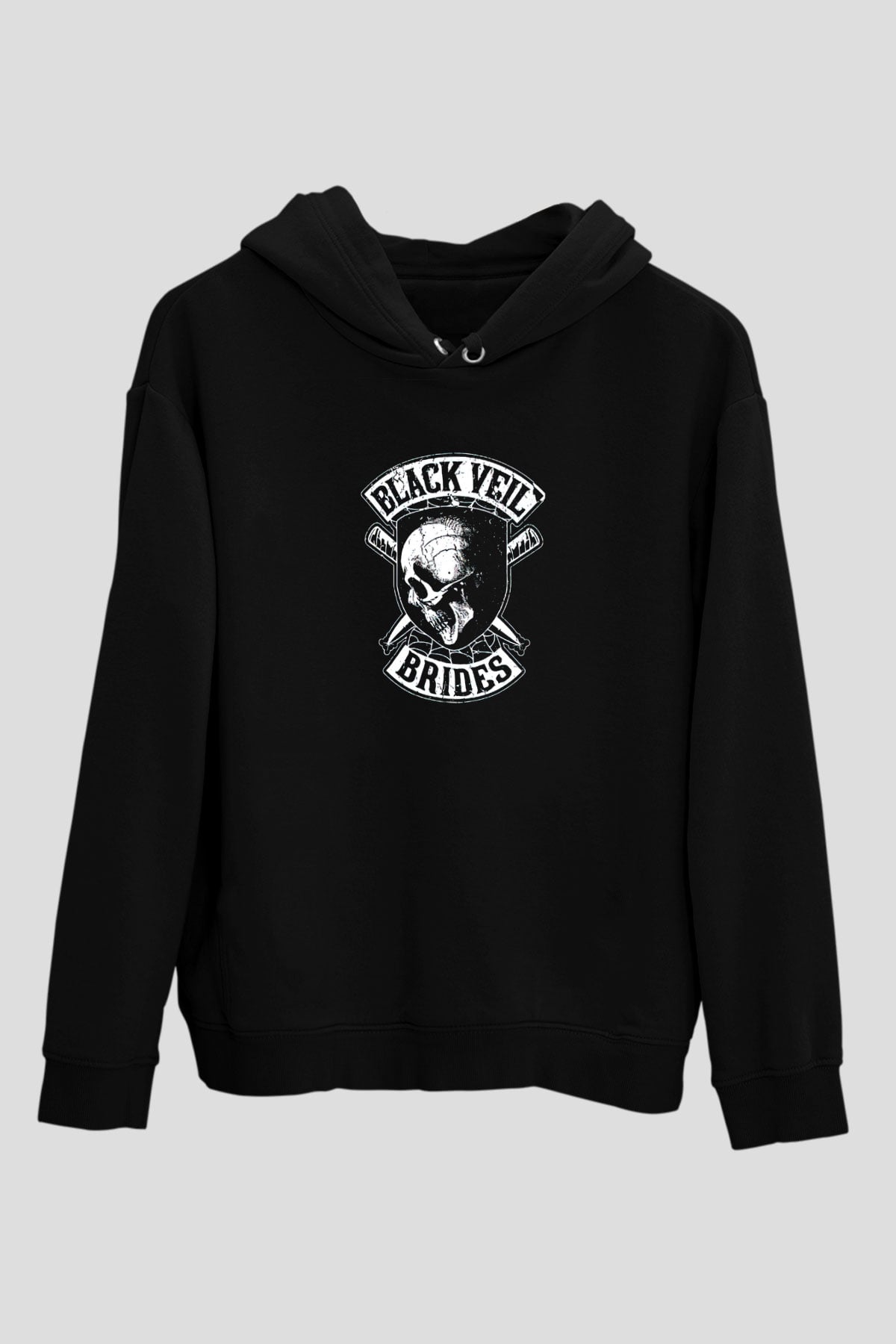 Black Veil Brides Siyah Unisex Kapüşonlu Sweatshirt