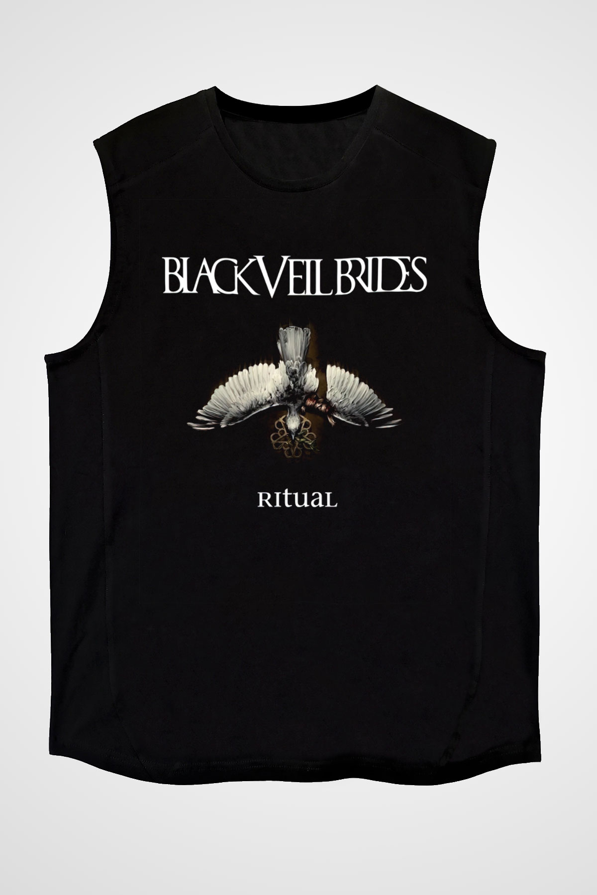 Black Veil Brides Siyah Unisex Kolsuz Tişört