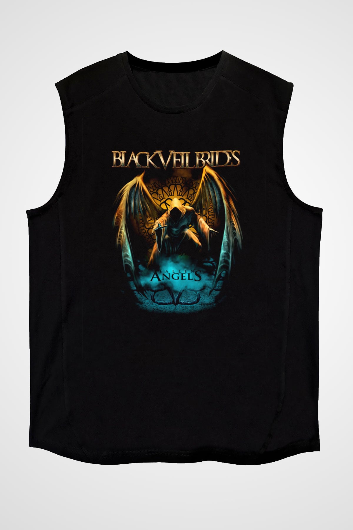 Black Veil Brides Siyah Unisex Kolsuz Tişört