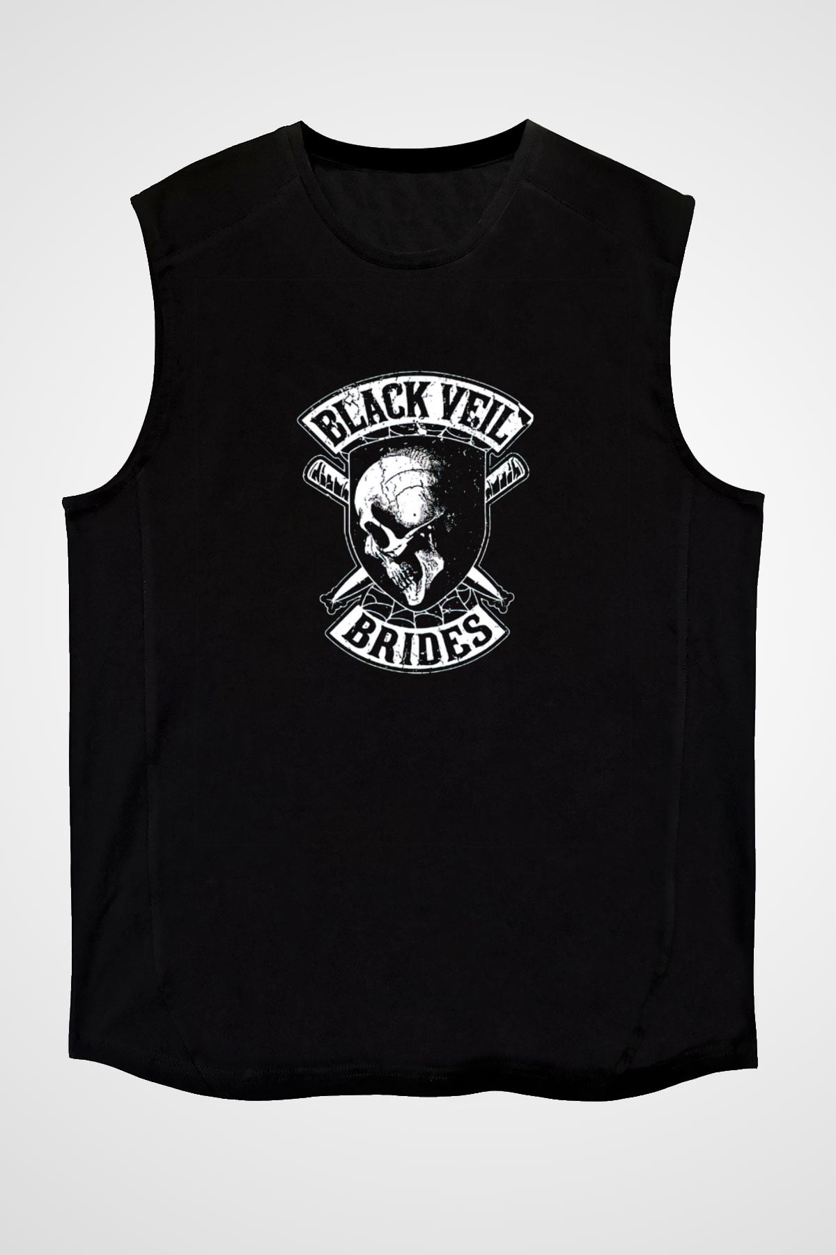 Black Veil Brides Siyah Unisex Kolsuz Tişört